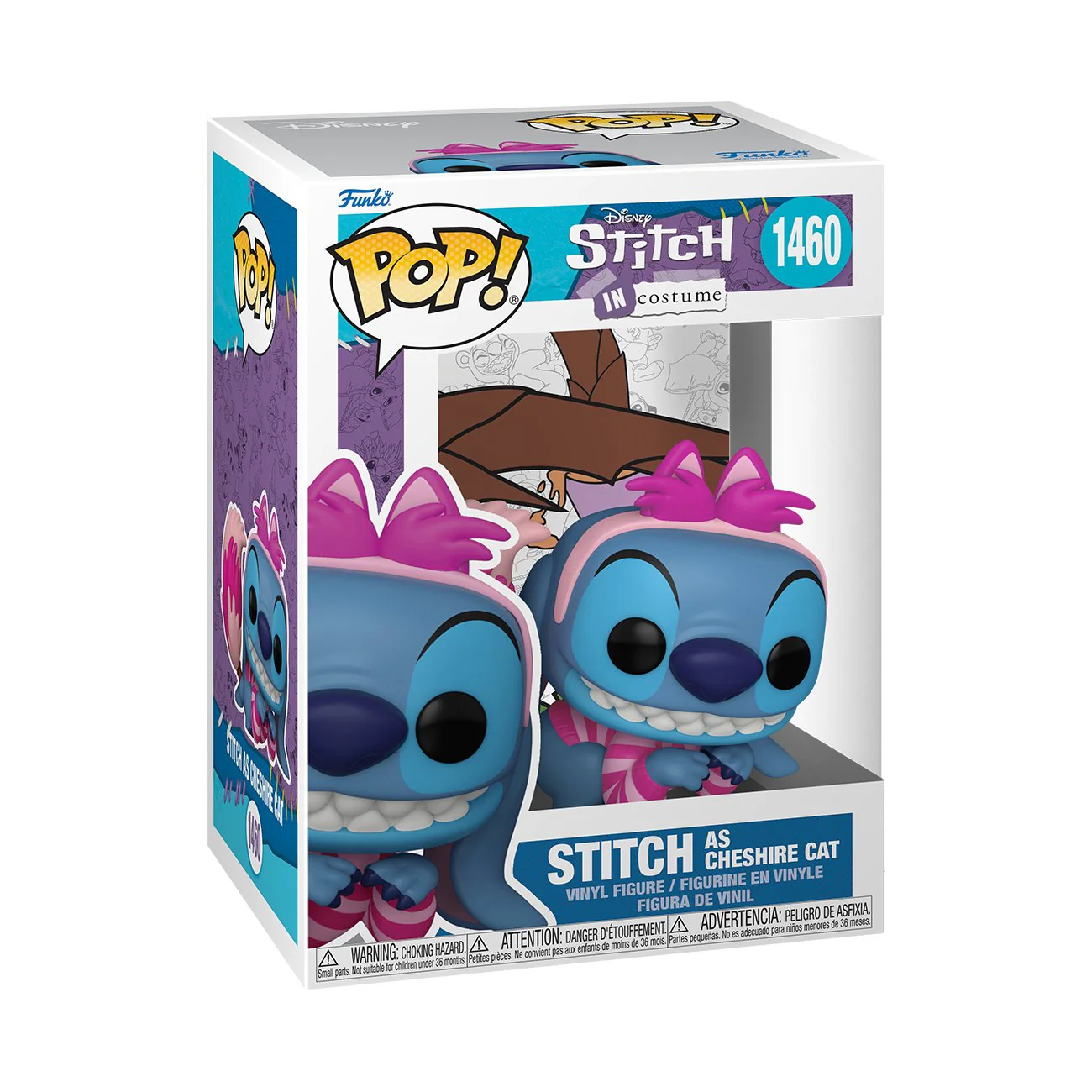 Figurine POP Disney- Stitch en Chat du Cheshire