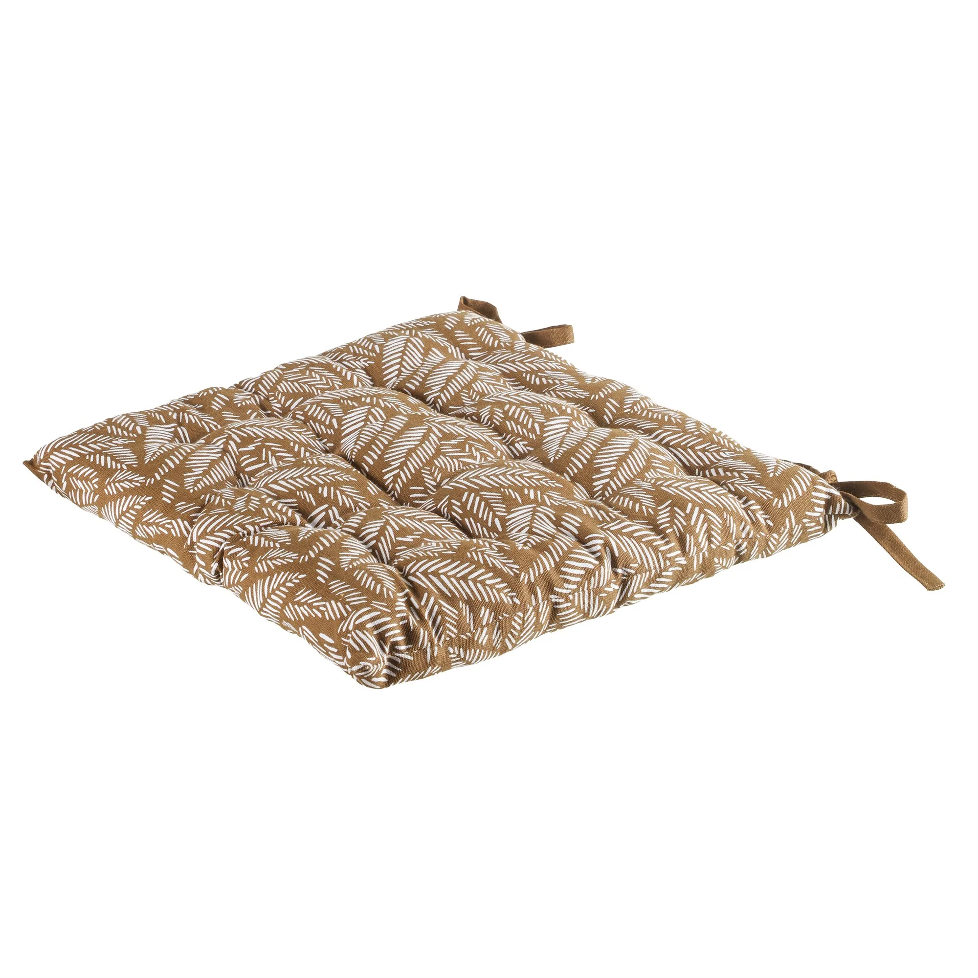 Galette de chaise feuillage 38x38cm - Image 2
