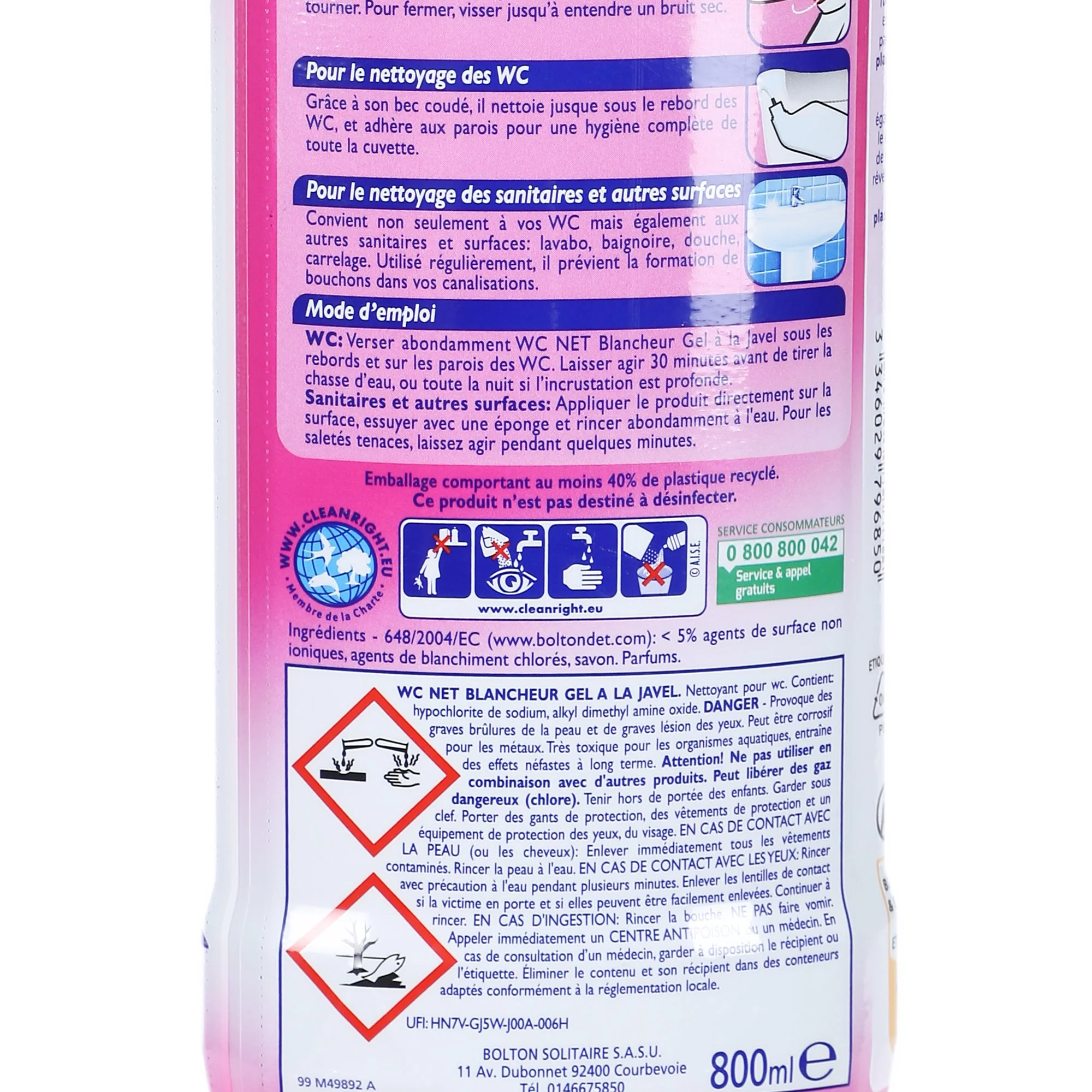 Gel WC blancheur à la javel - Image 3