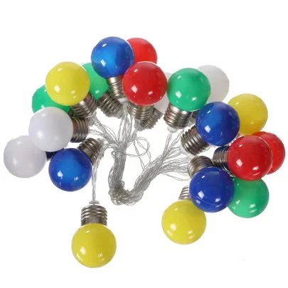 Guirlande solaire de 20 ampoules - Blanc - Image 5