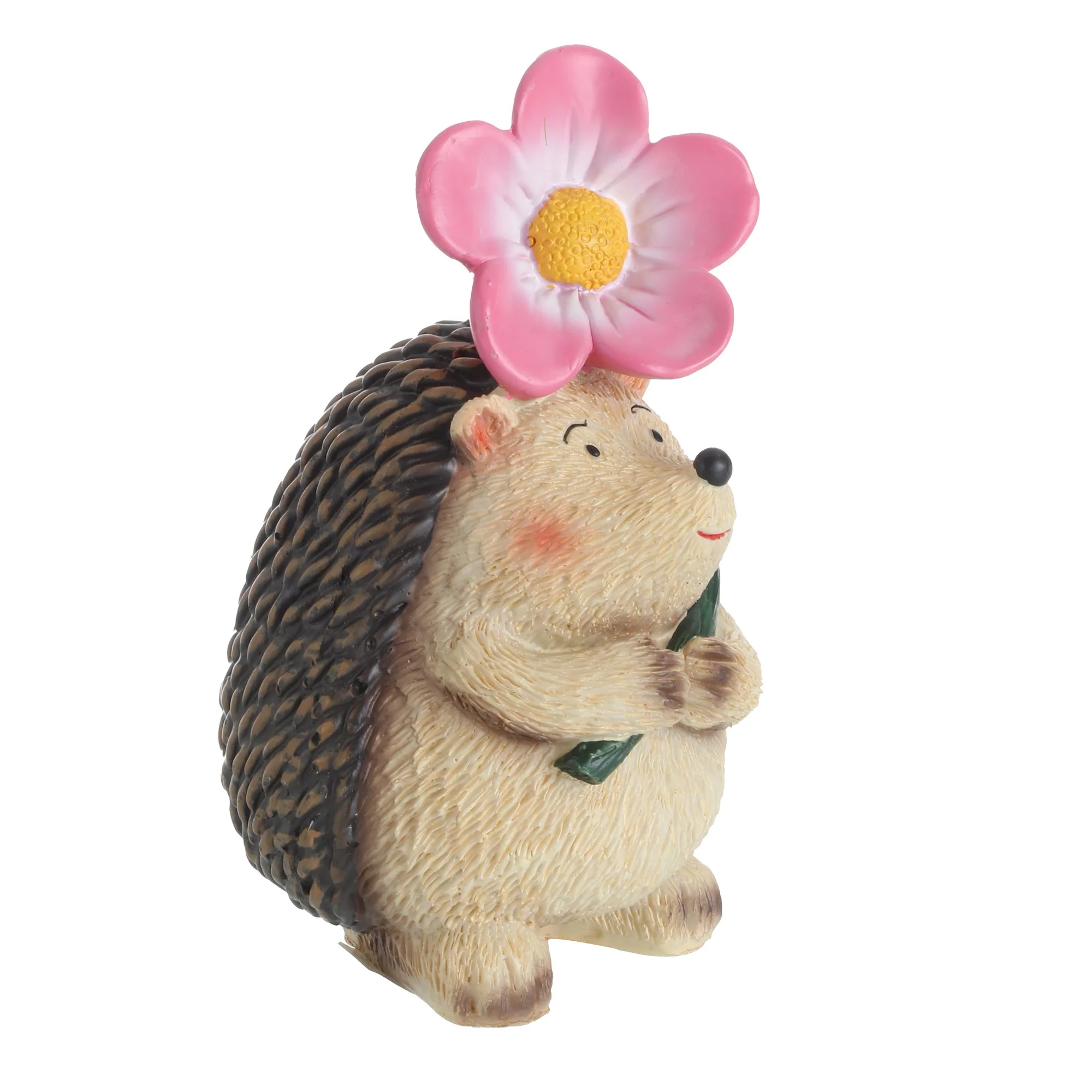 Hérissons décoratifs en résine  - Rose - Image 5