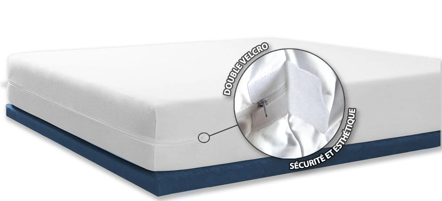 Housse de matelas intégrale anti punaises 90x190cm - Image 3
