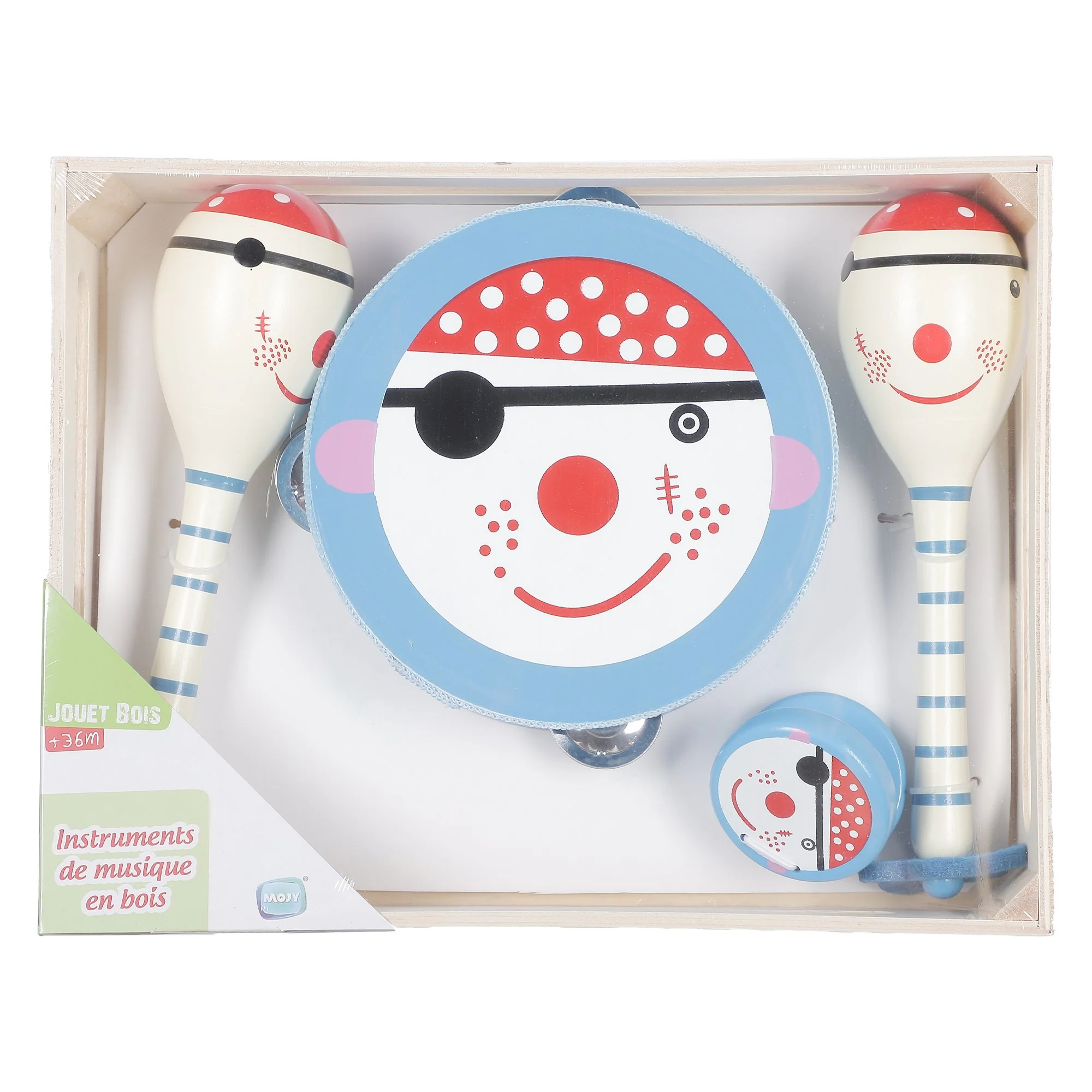 Instruments de musique en bois  - Bleu - Image 6