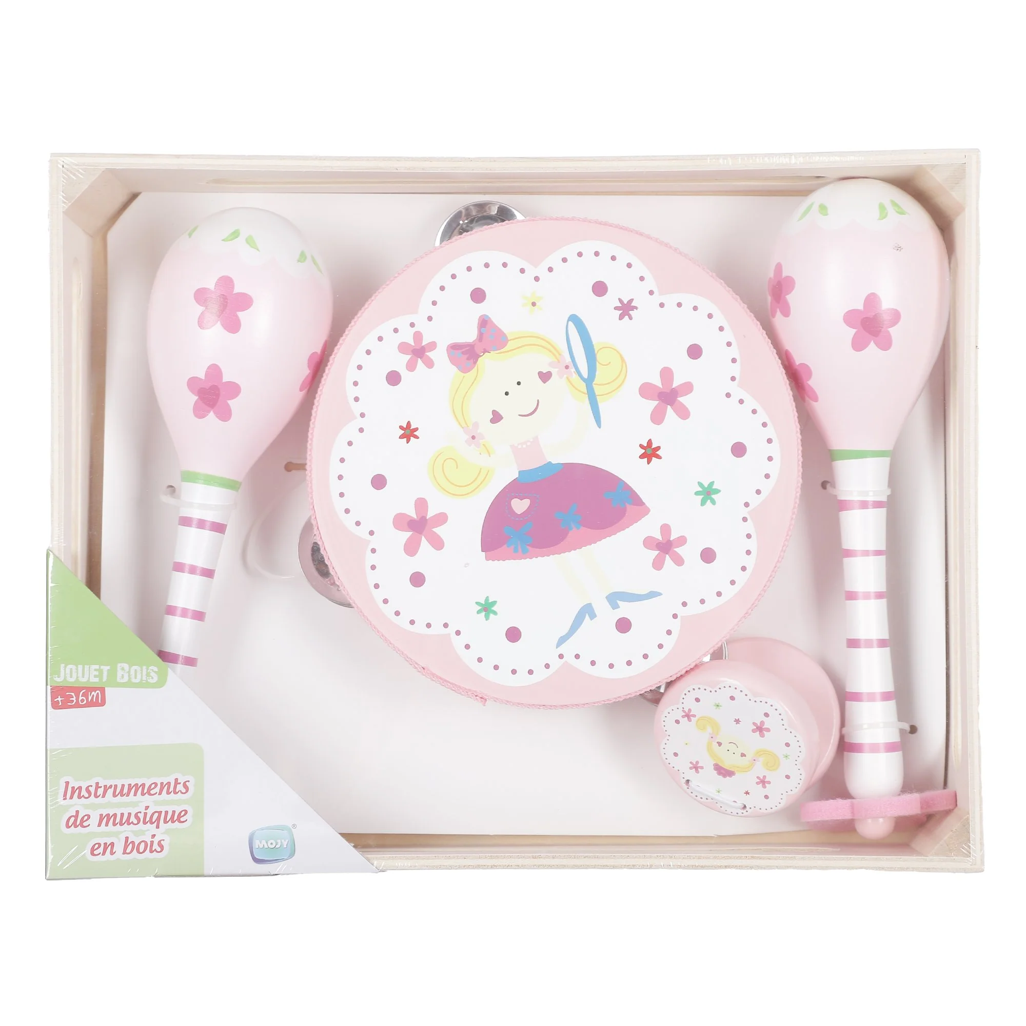 Instruments de musique en bois  - Rose
