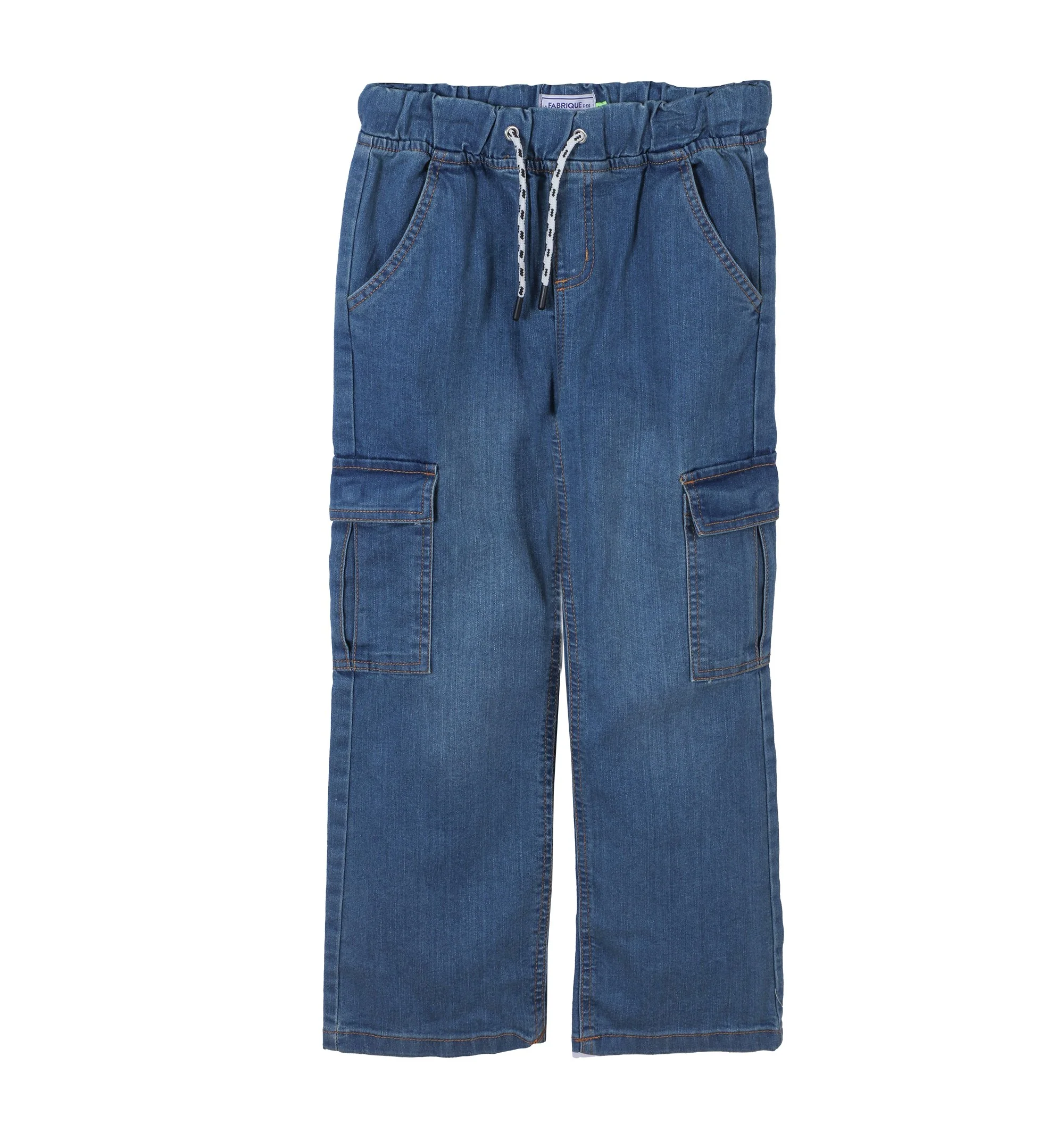 Jean cargo 3/10 ans - Bleu
