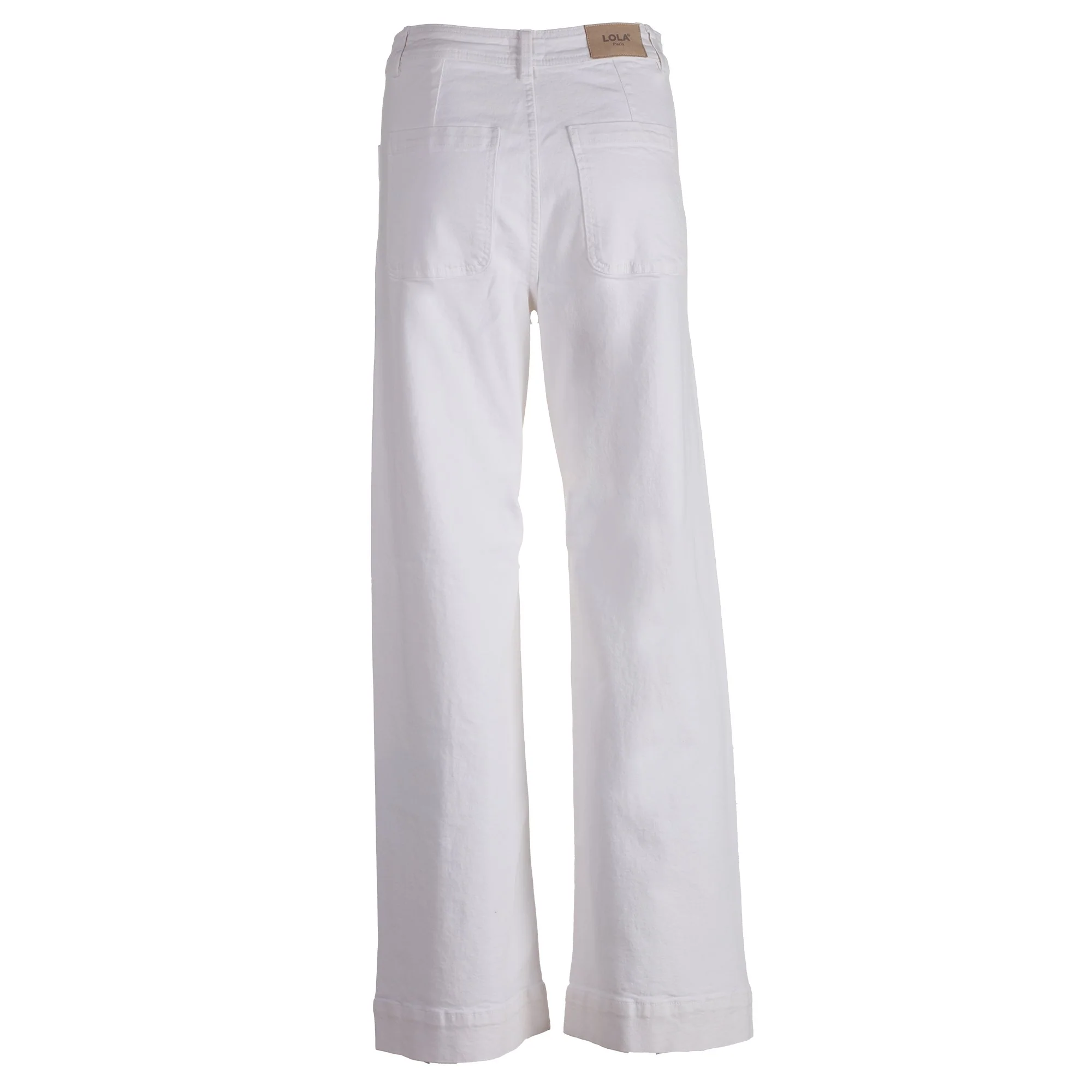 Jean large avec poches - Blanc - Image 2