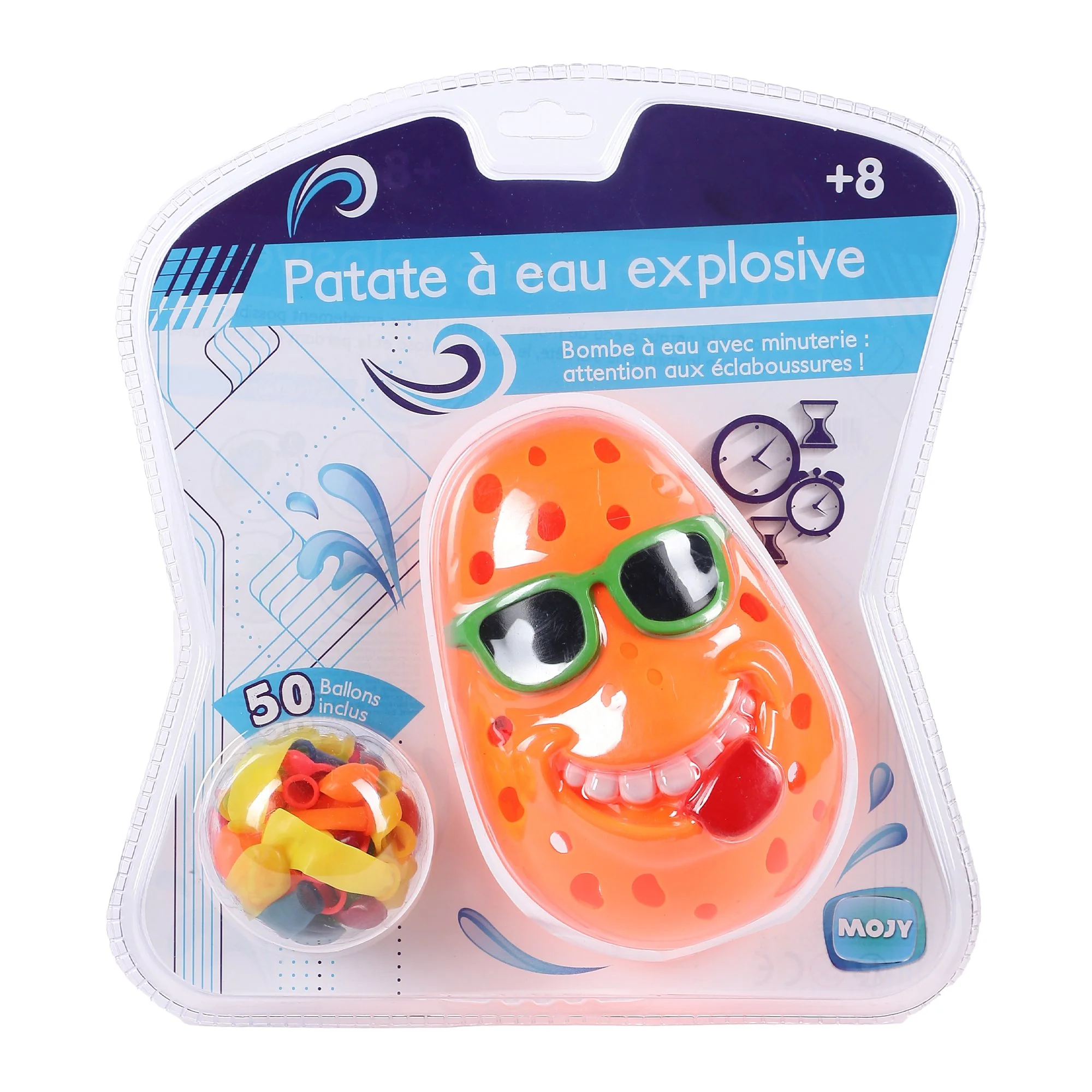 Jeu de la patate chaude à l'eau  - Orange