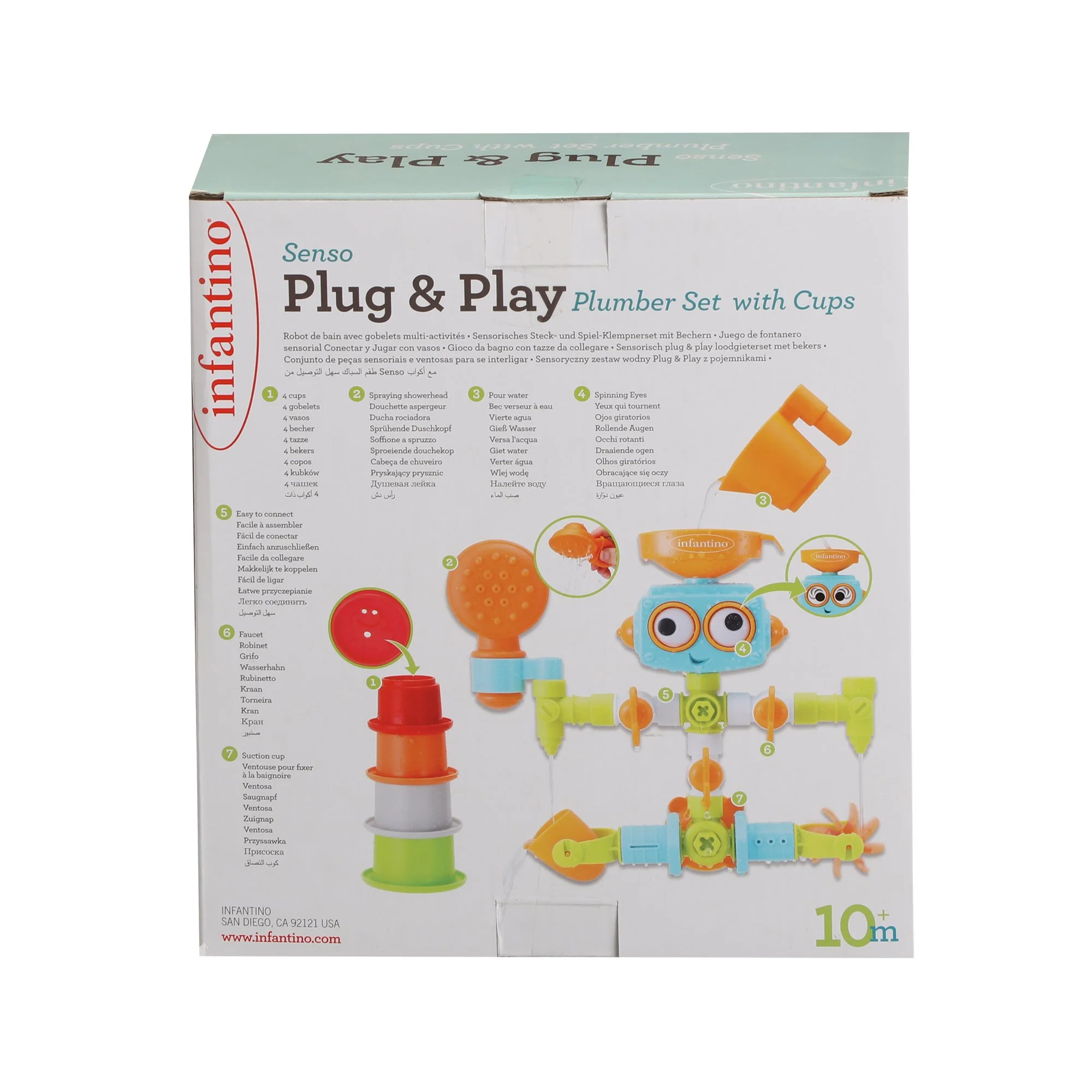 Jouet de bain robot multicolore - Image 2
