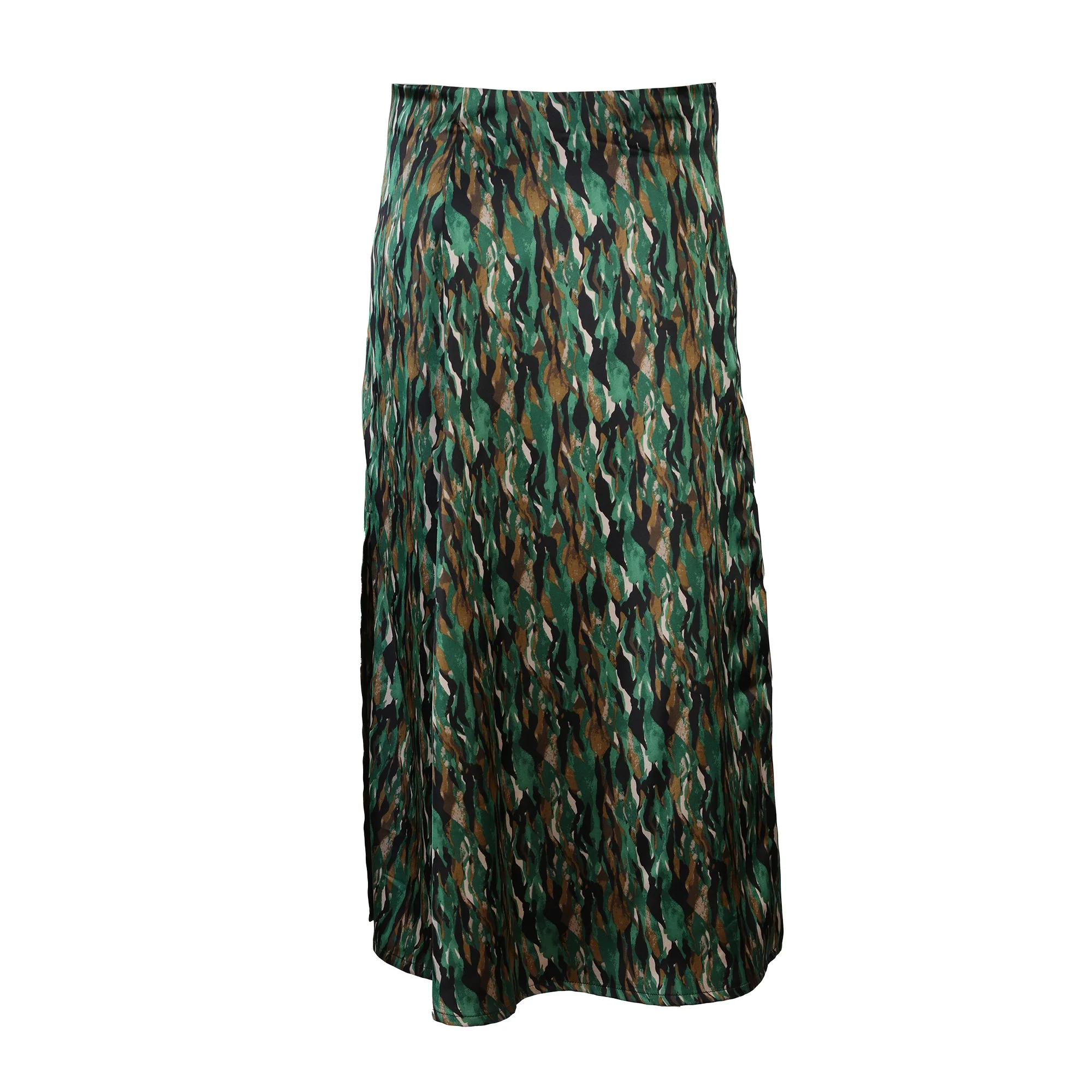 Jupe en satin  - Marron - Image 5