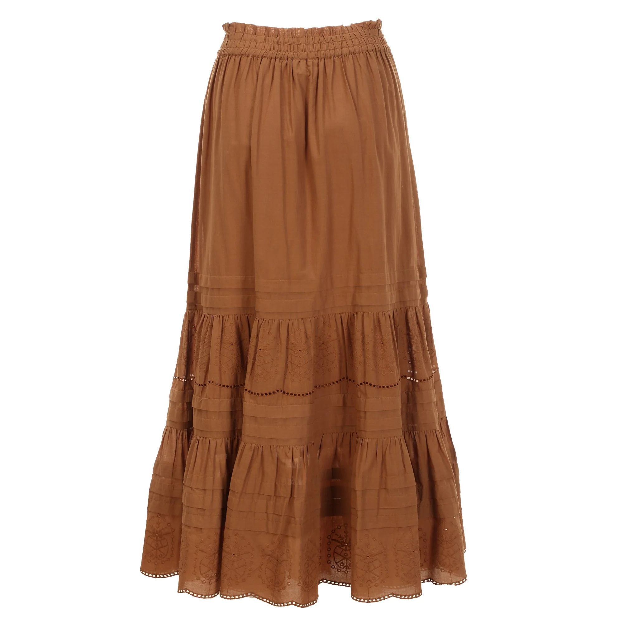 Jupe longue  - Marron - Image 2