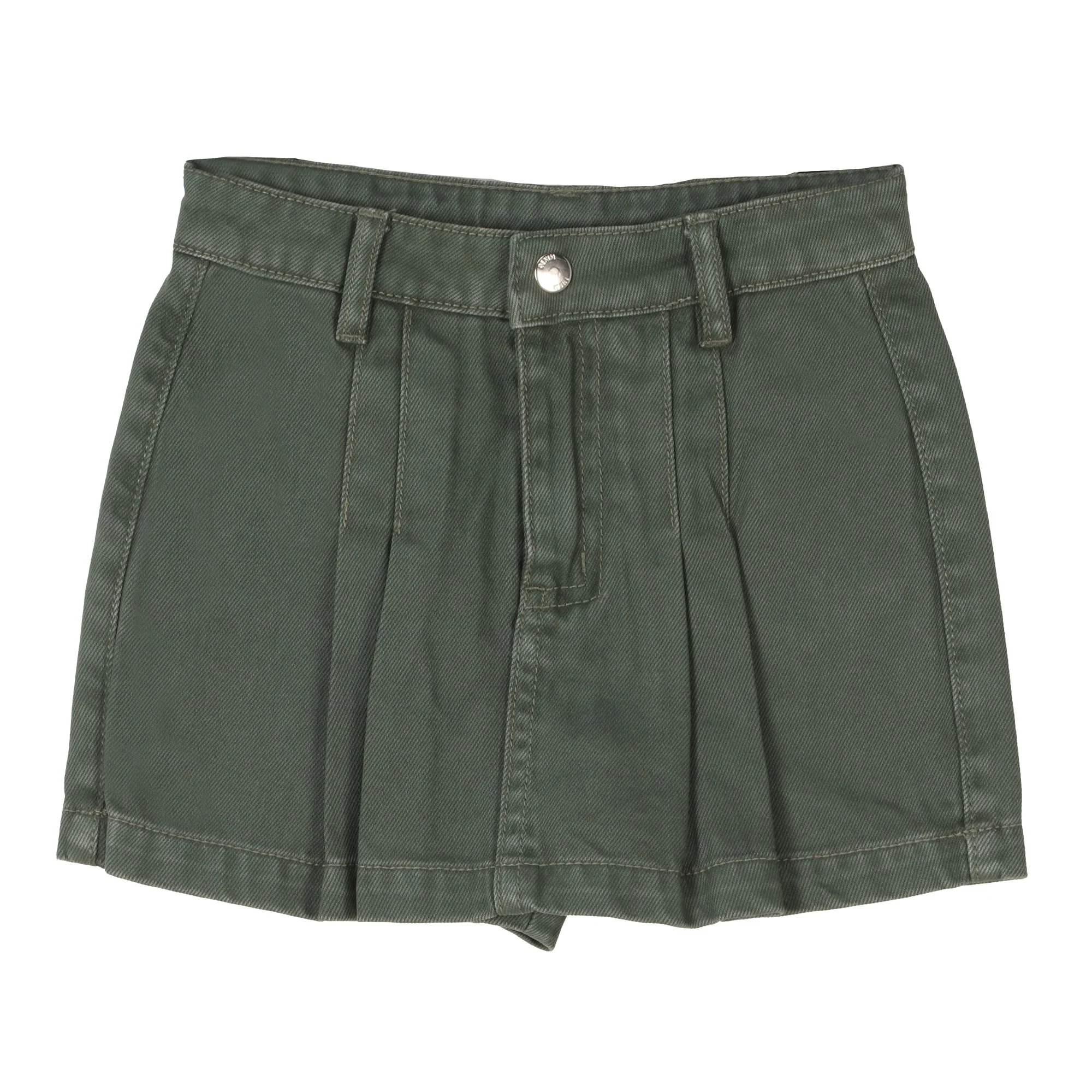 Jupe short plissée 3/12 ans - Kaki - Image 3