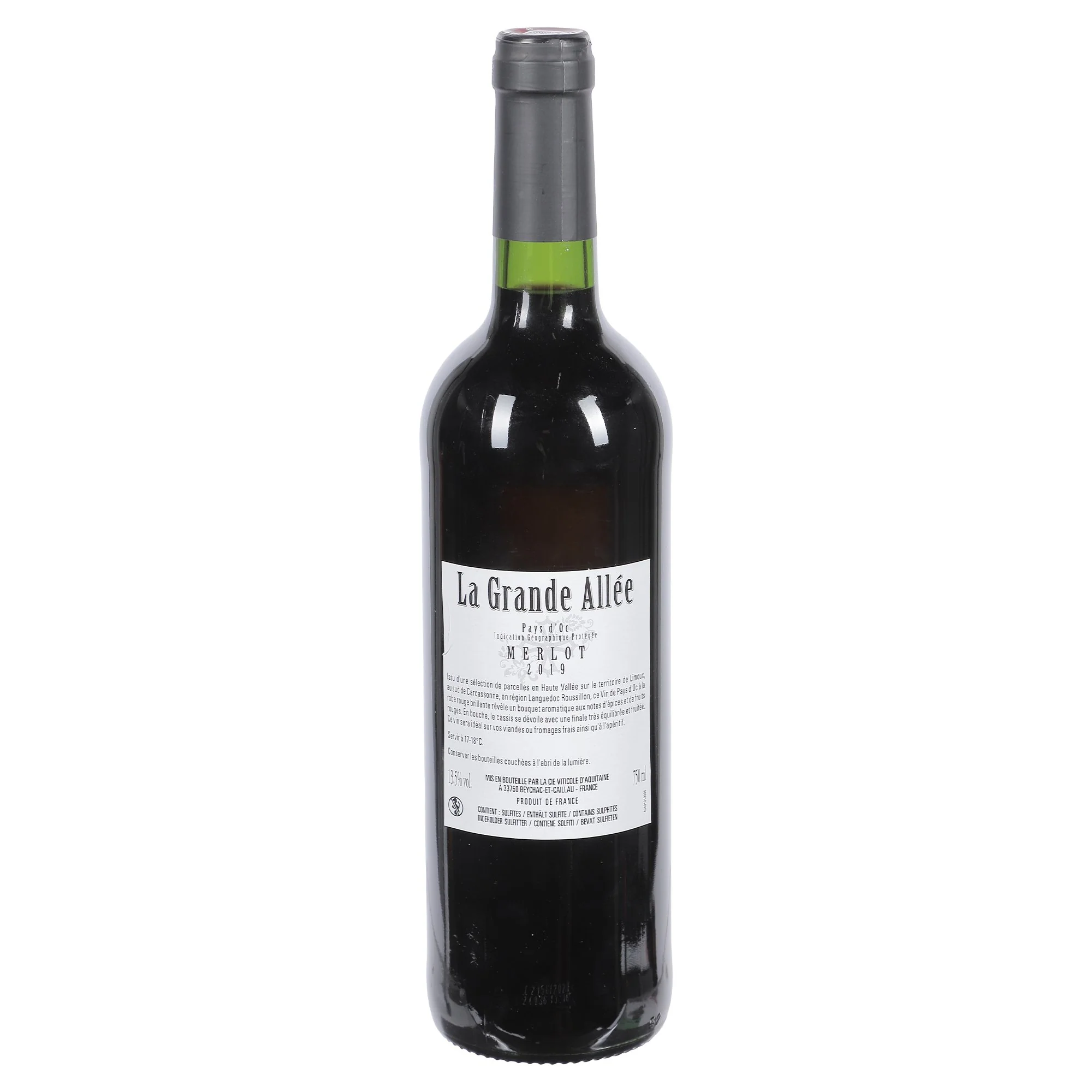 LA GRANDE ALLEE IGP MERLOT 2019 13,5% - Image 2