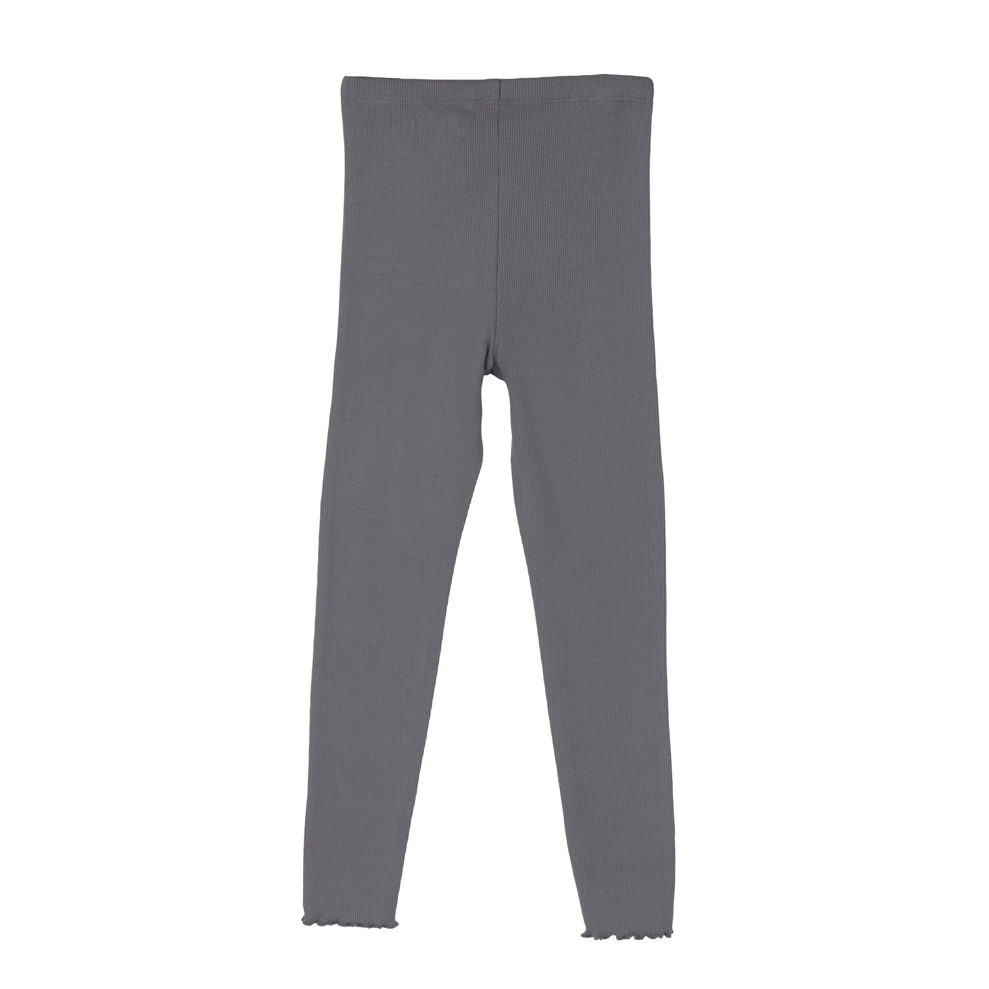 Legging droit côtelé 3/12 ans - Gris - Image 2