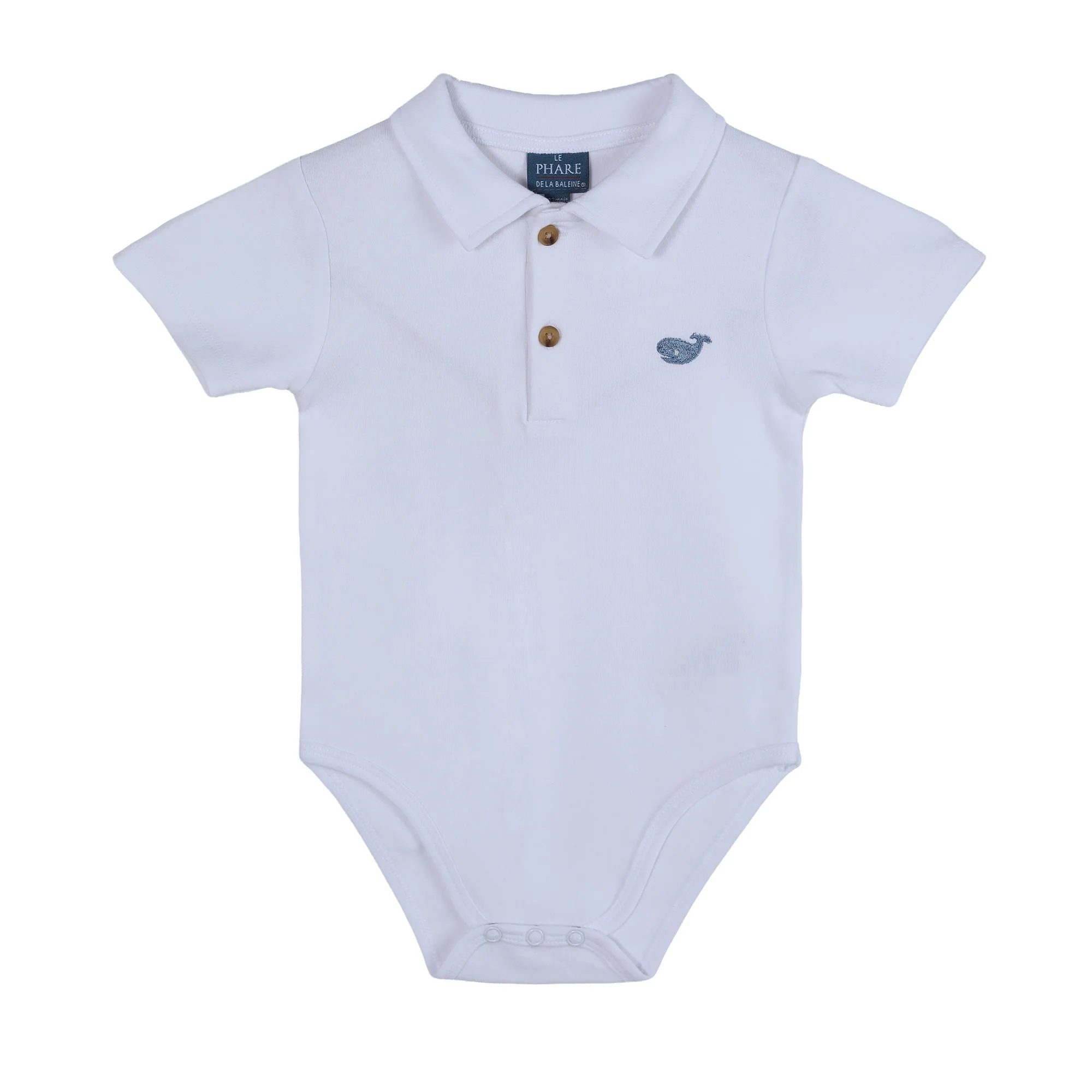Lot de 2 bodies bébé col polo - Image 2