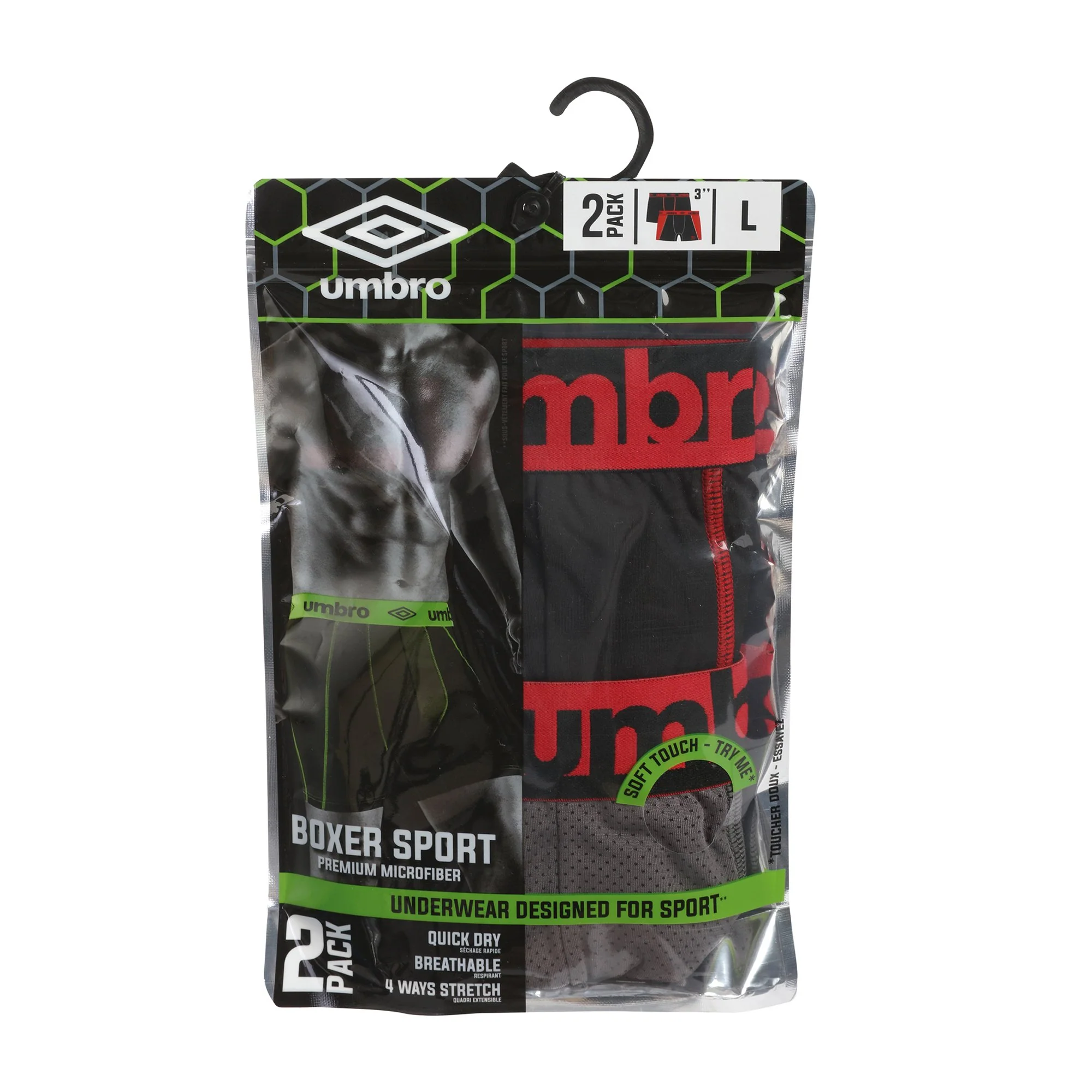 Lot de 2 boxers sport - Image 2