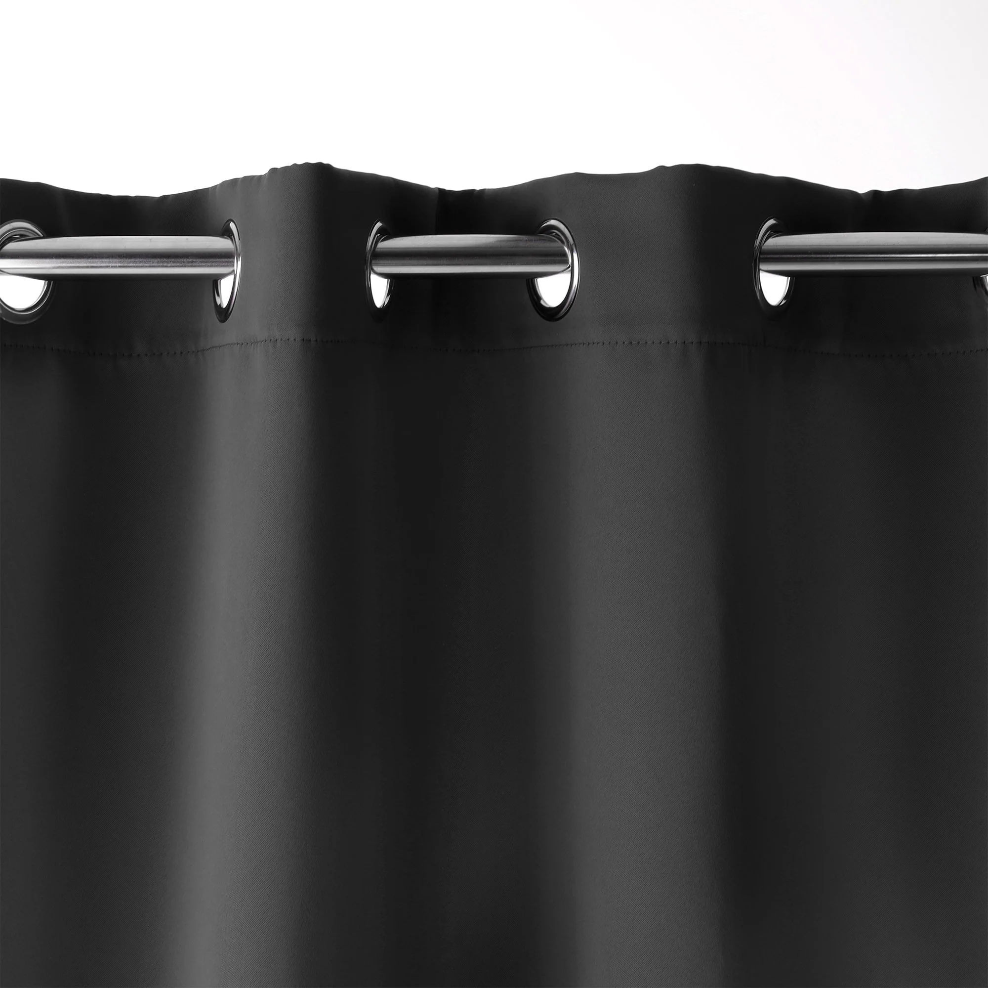 Lot de 2 rideaux occultants - Noir - Image 3