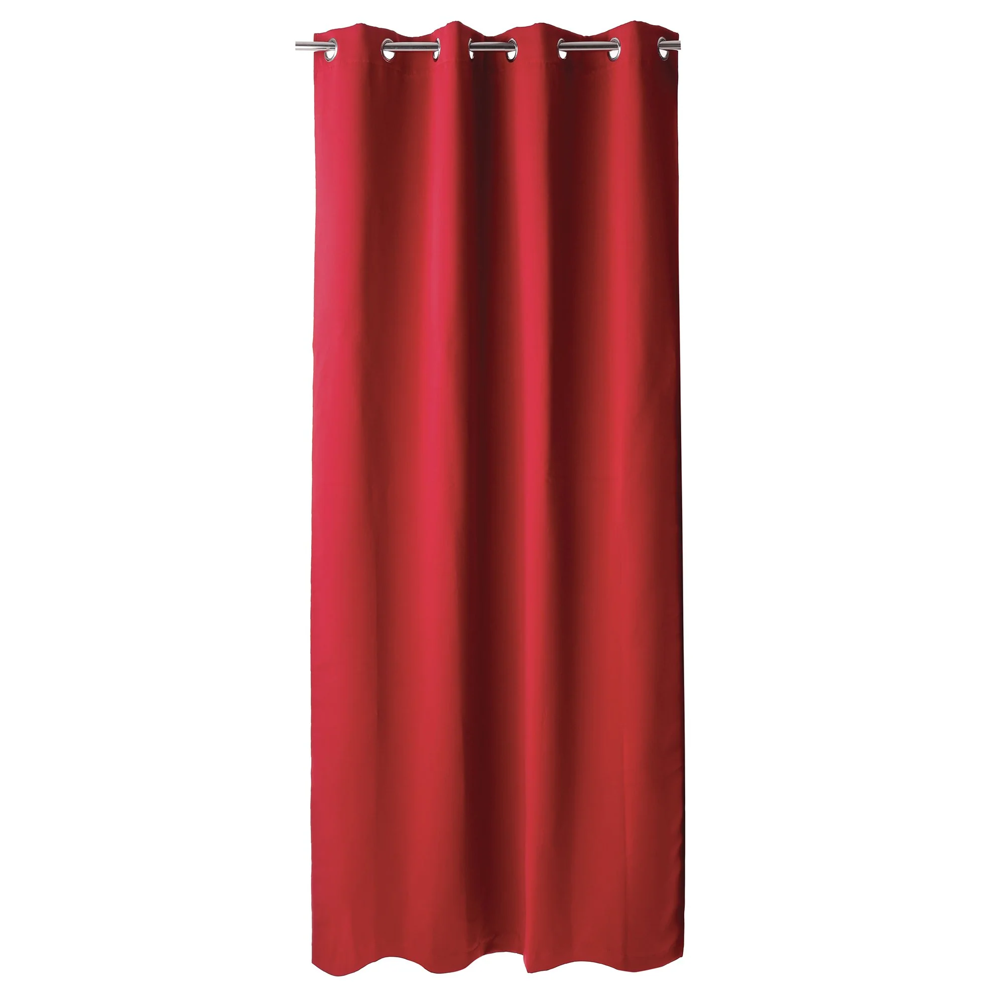 Lot de 2 rideaux occultants - Rouge - Image 2