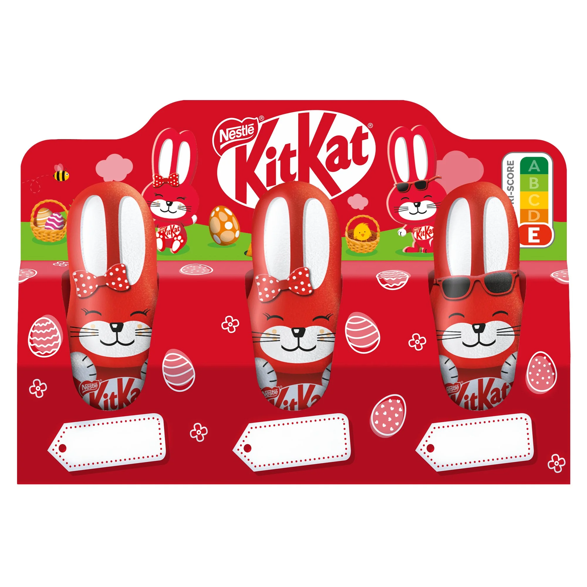 Lot de 3 lapins Kit Kat