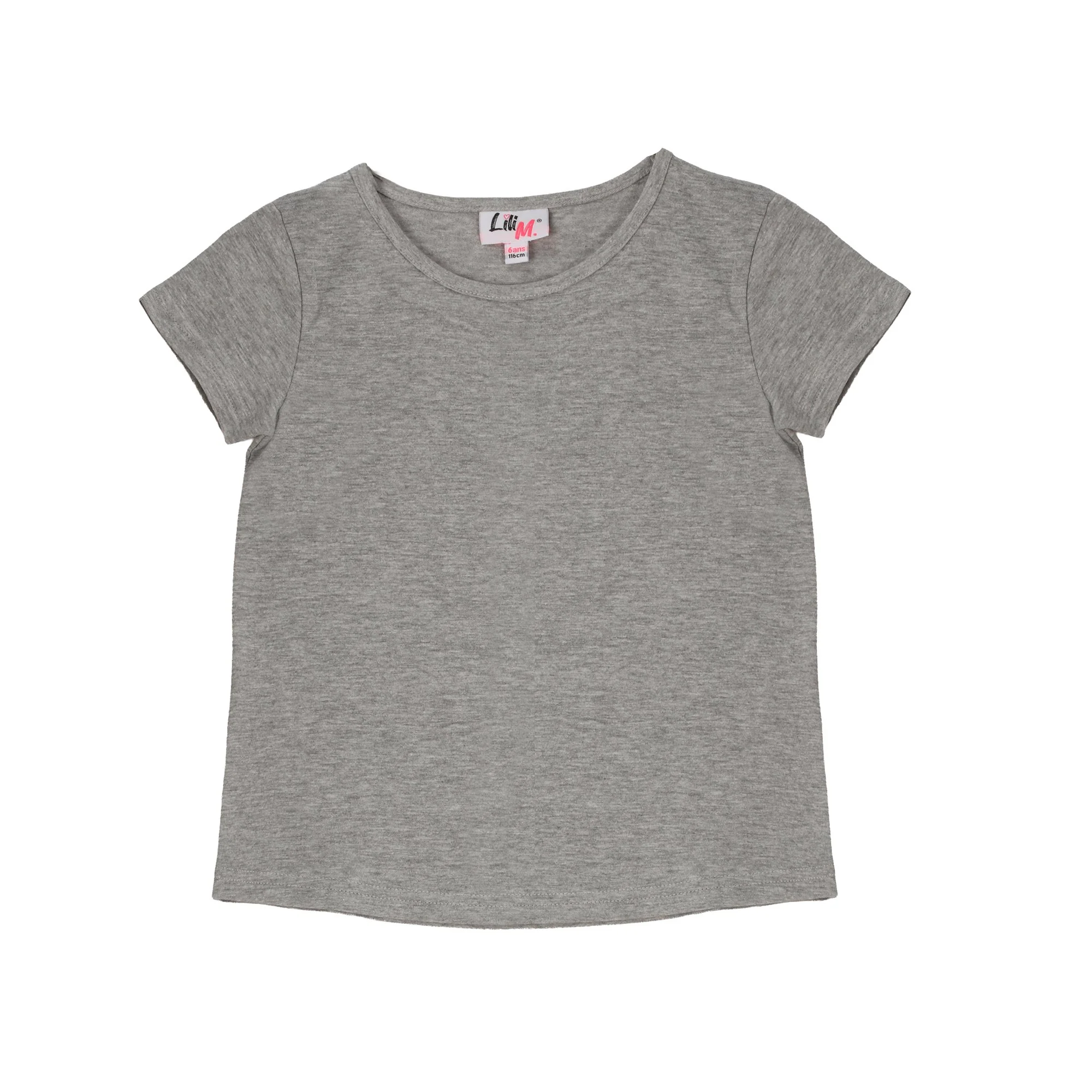 Lot de 3 tee-shirts manches courtes 3/12 ans - Gris - Image 4