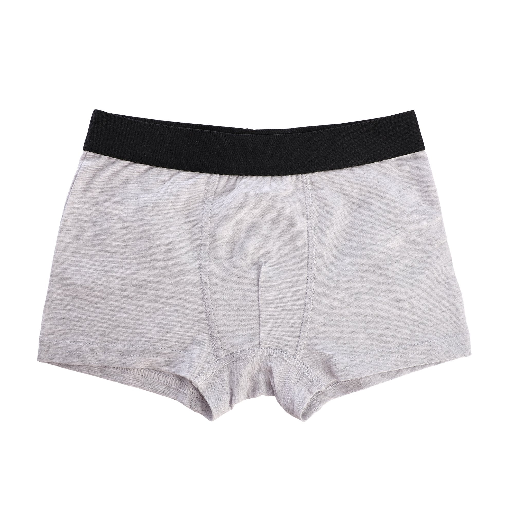 Lot de 4 boxers unis  - Gris - Image 2