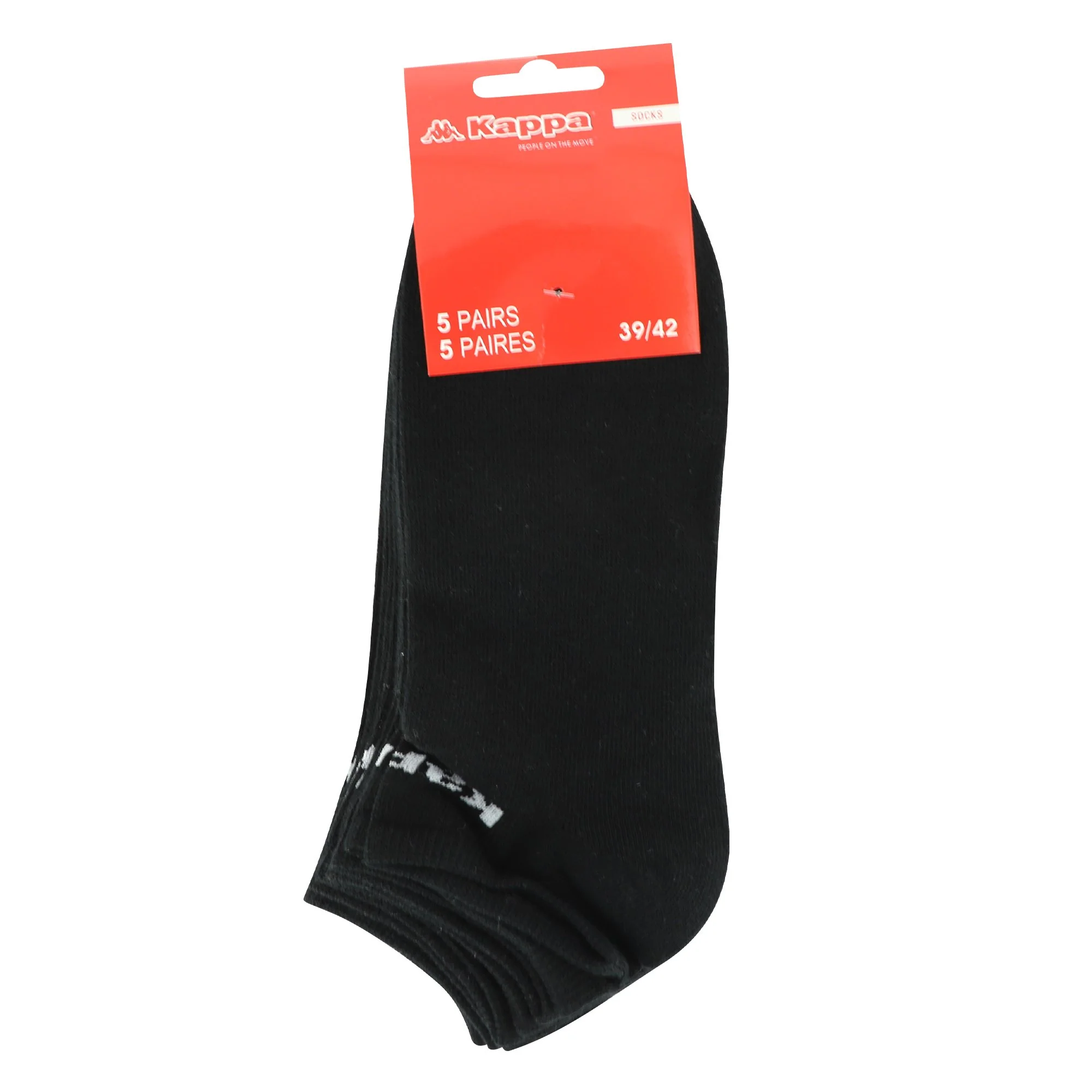 Lot de 5 paires de chaussettes courtes noires - Image 2
