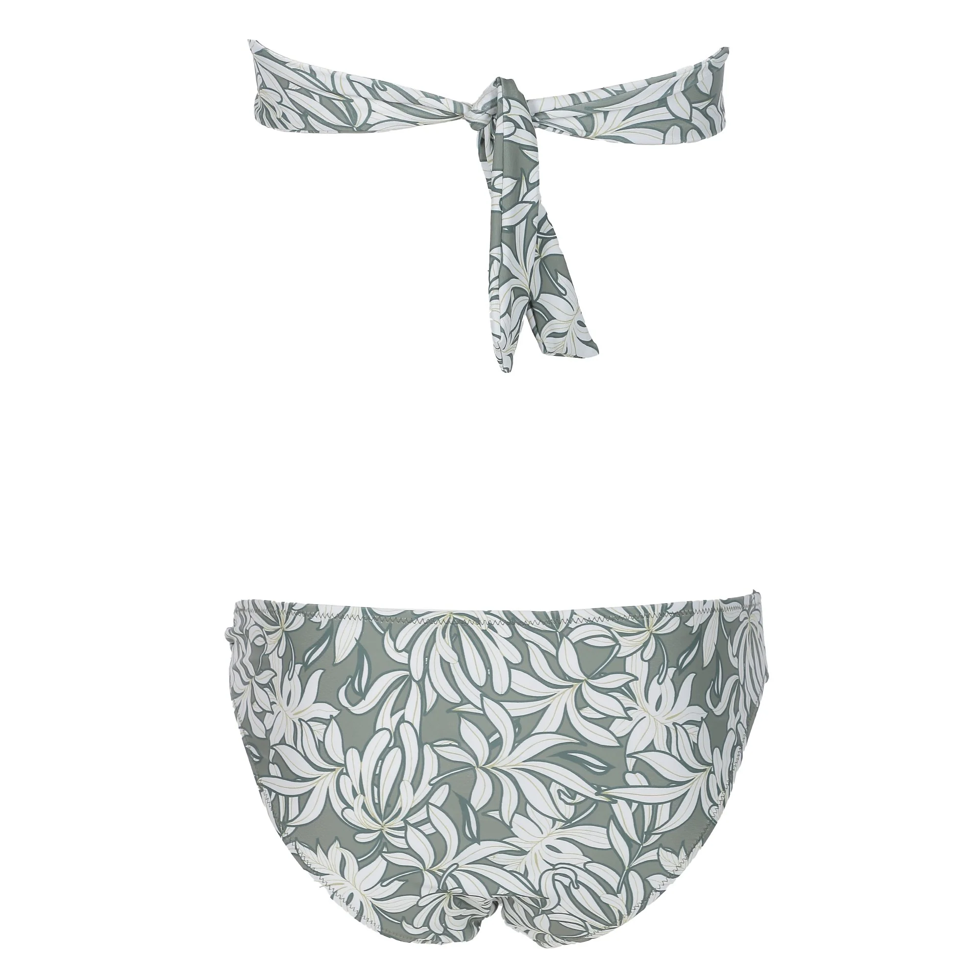 Maillot de bain 2 pièces bandeau  - Jaune - Image 4
