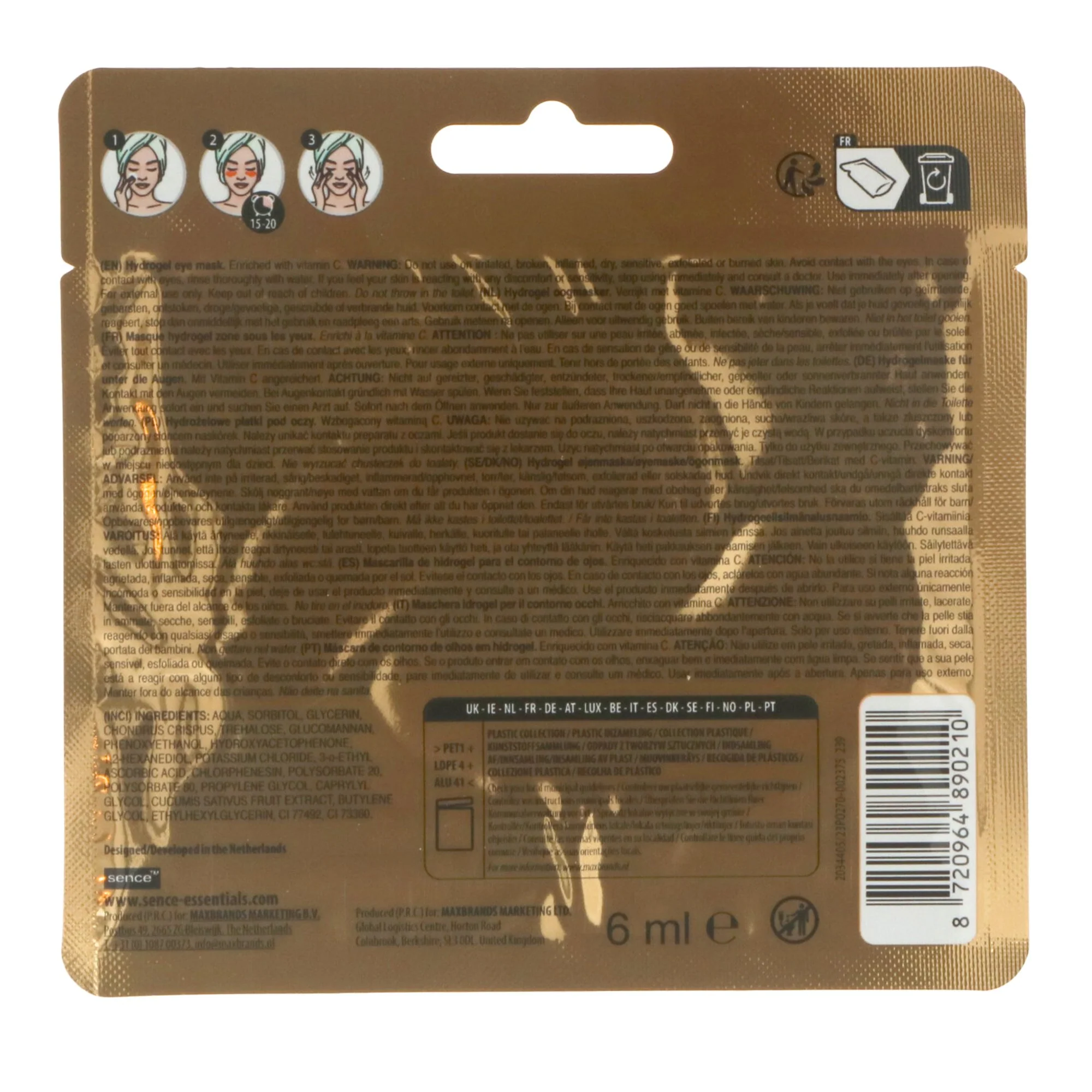 Masque pour les yeux Vitamin C Hydrogel - Image 2