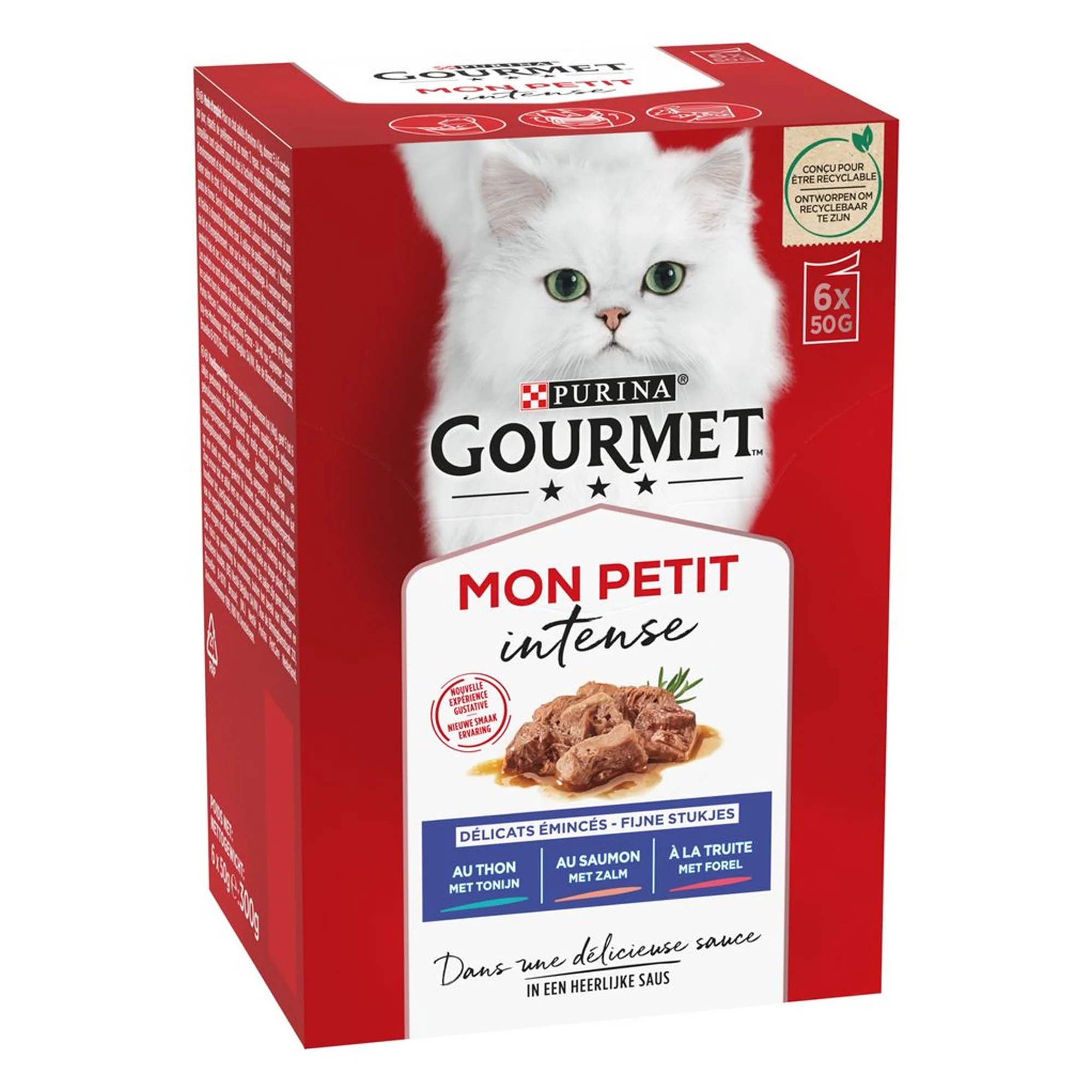 Pack de 6 pâtées poisson 50g