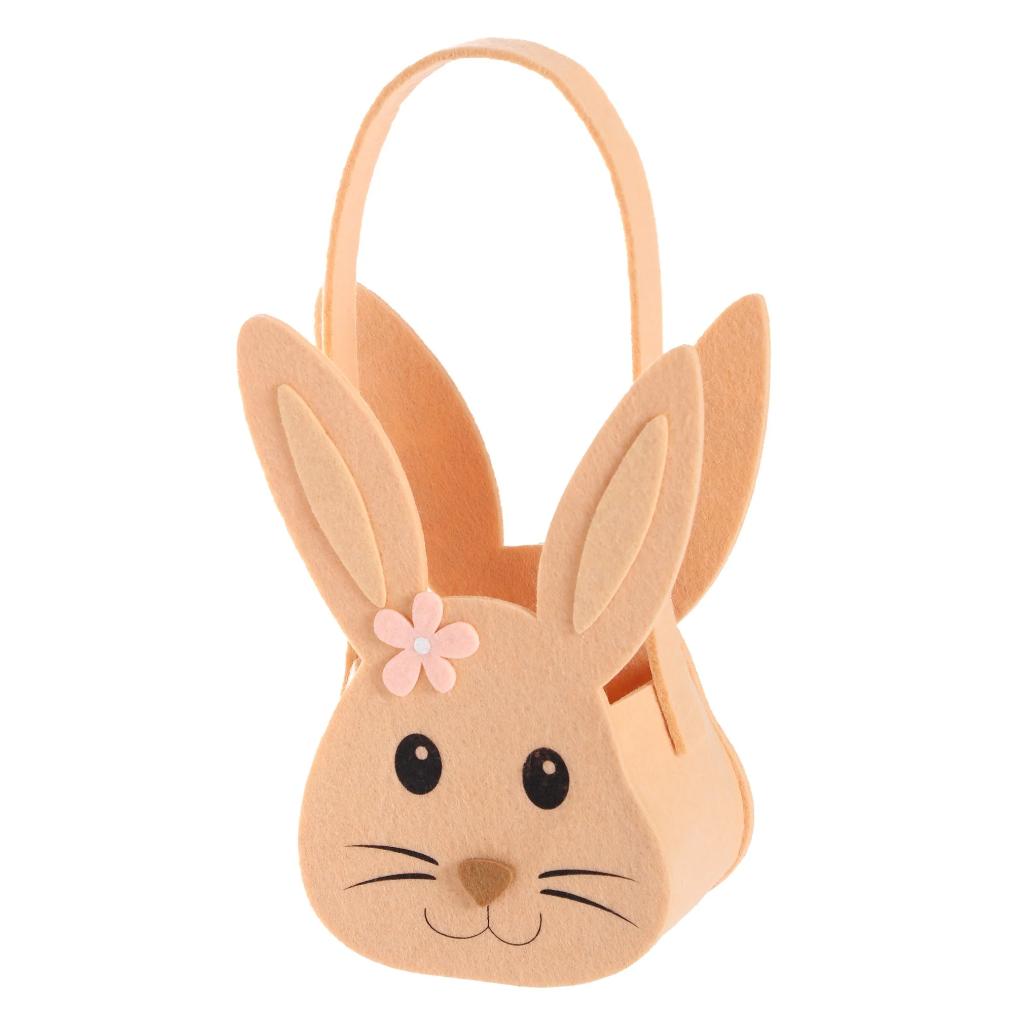Panier tête de lapin  - Beige