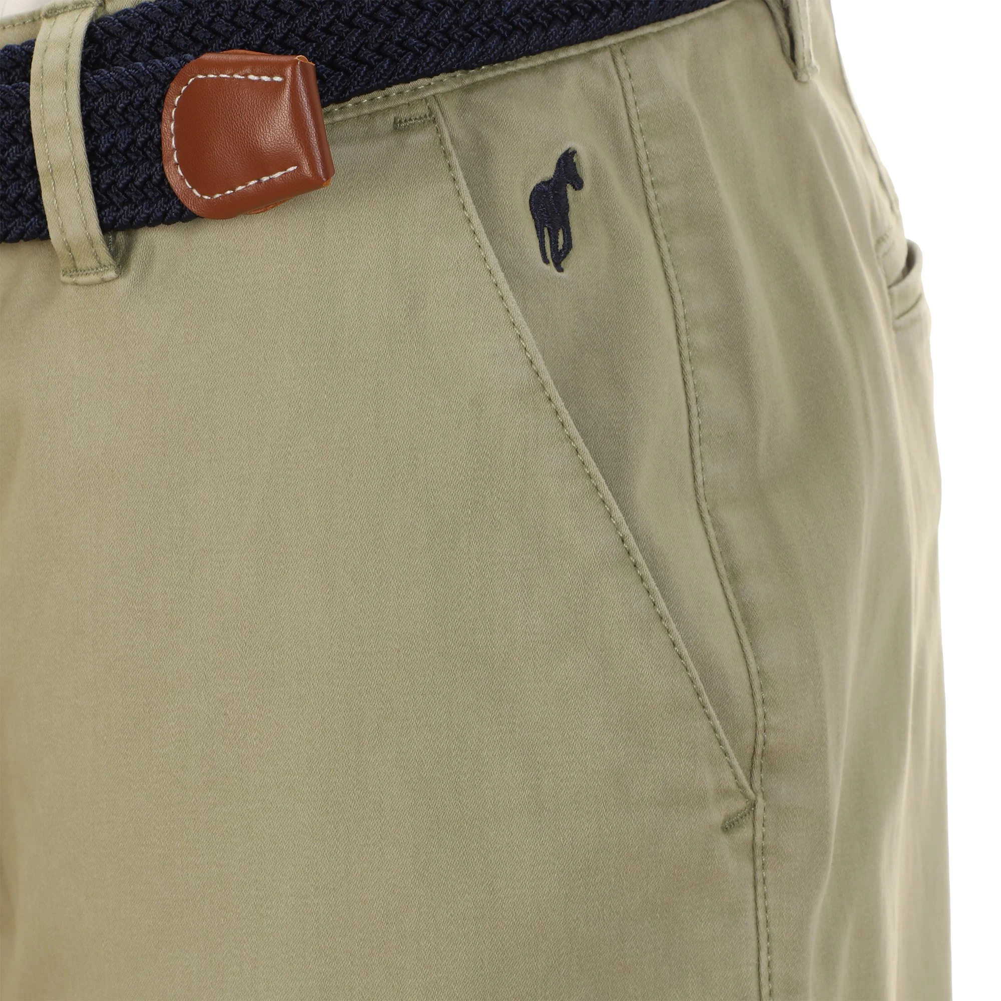 Pantalon chino - Vert - Image 3