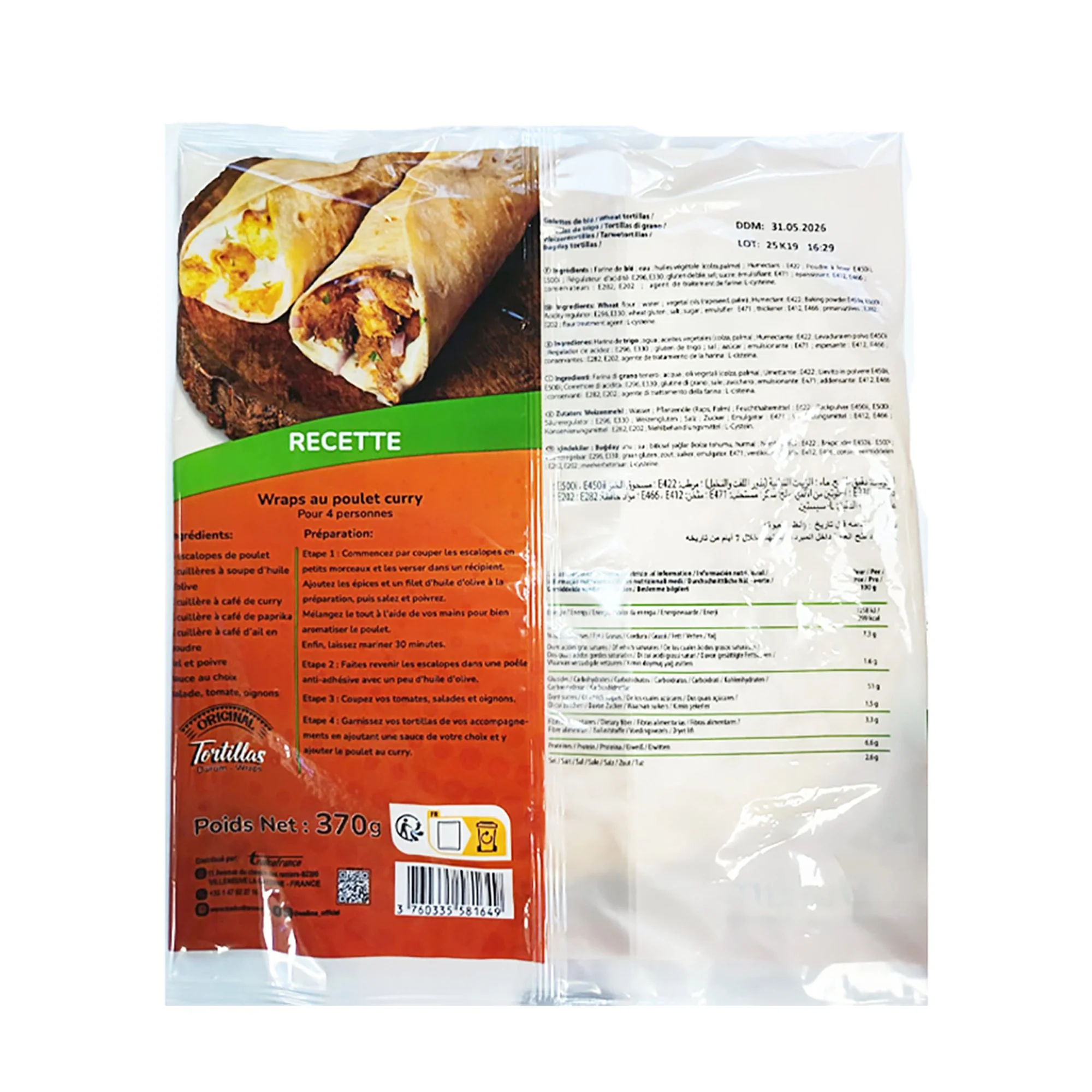 Paquet de 6 Tortillas - Image 2
