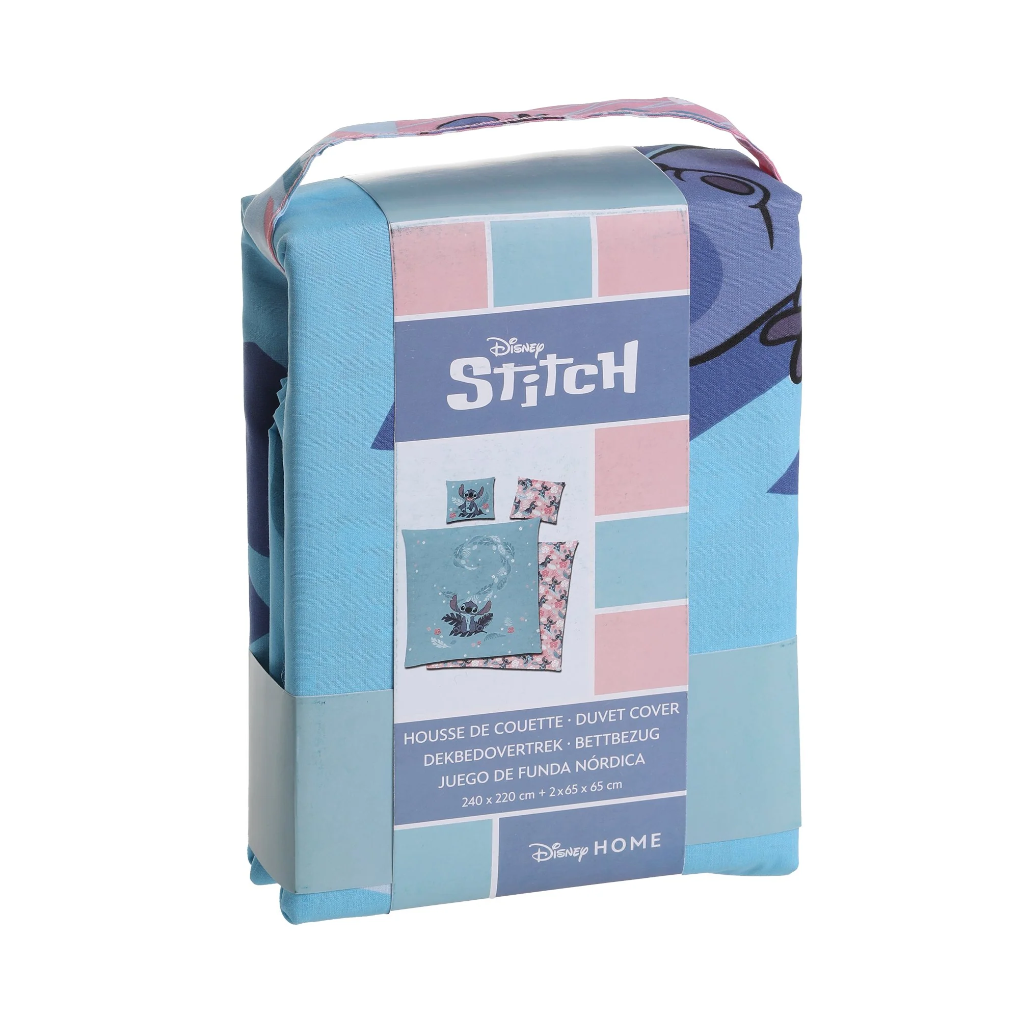 Parure de lit 2 personnes Stitch - Blanc