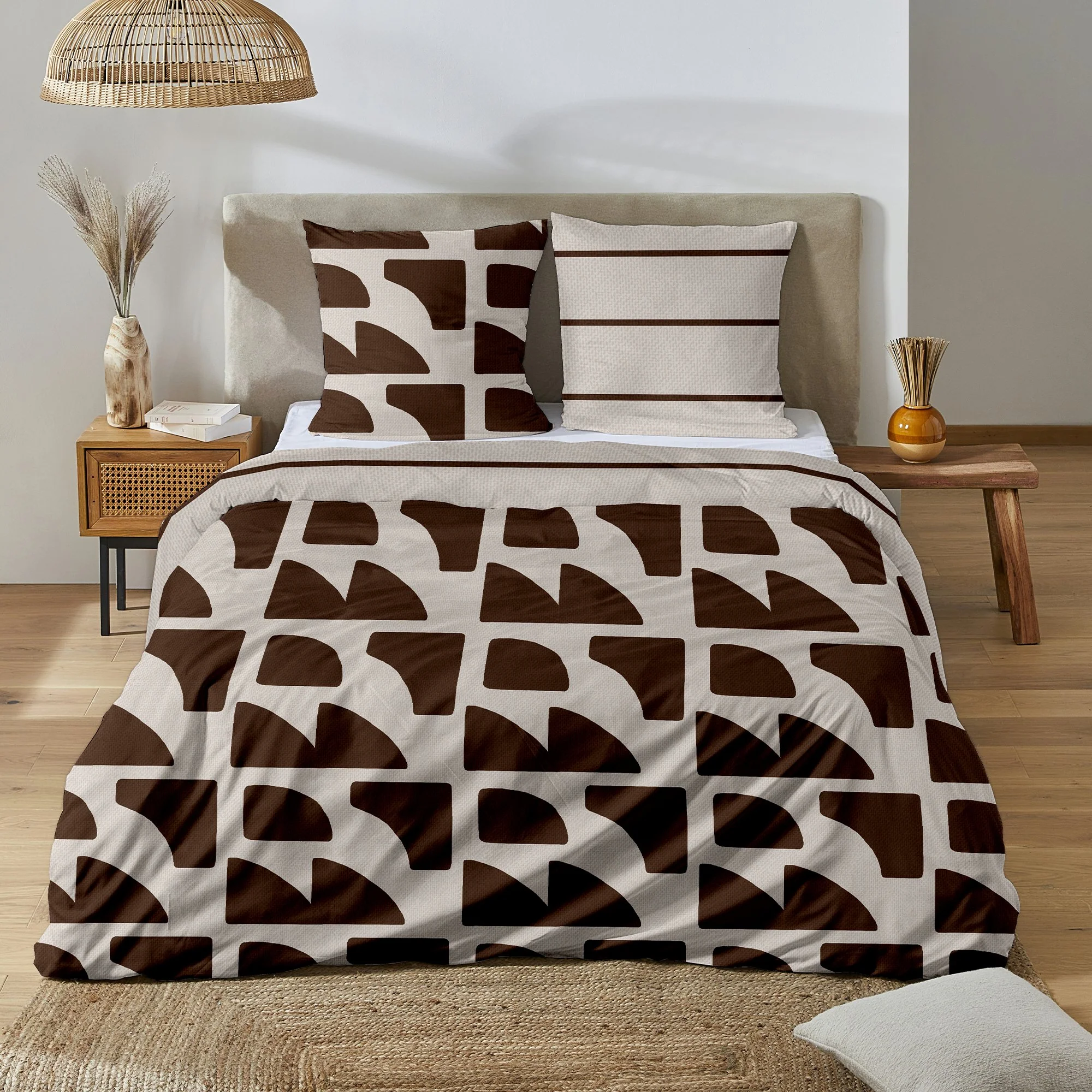 Parure housse de couette 240x220cm - Imprimé