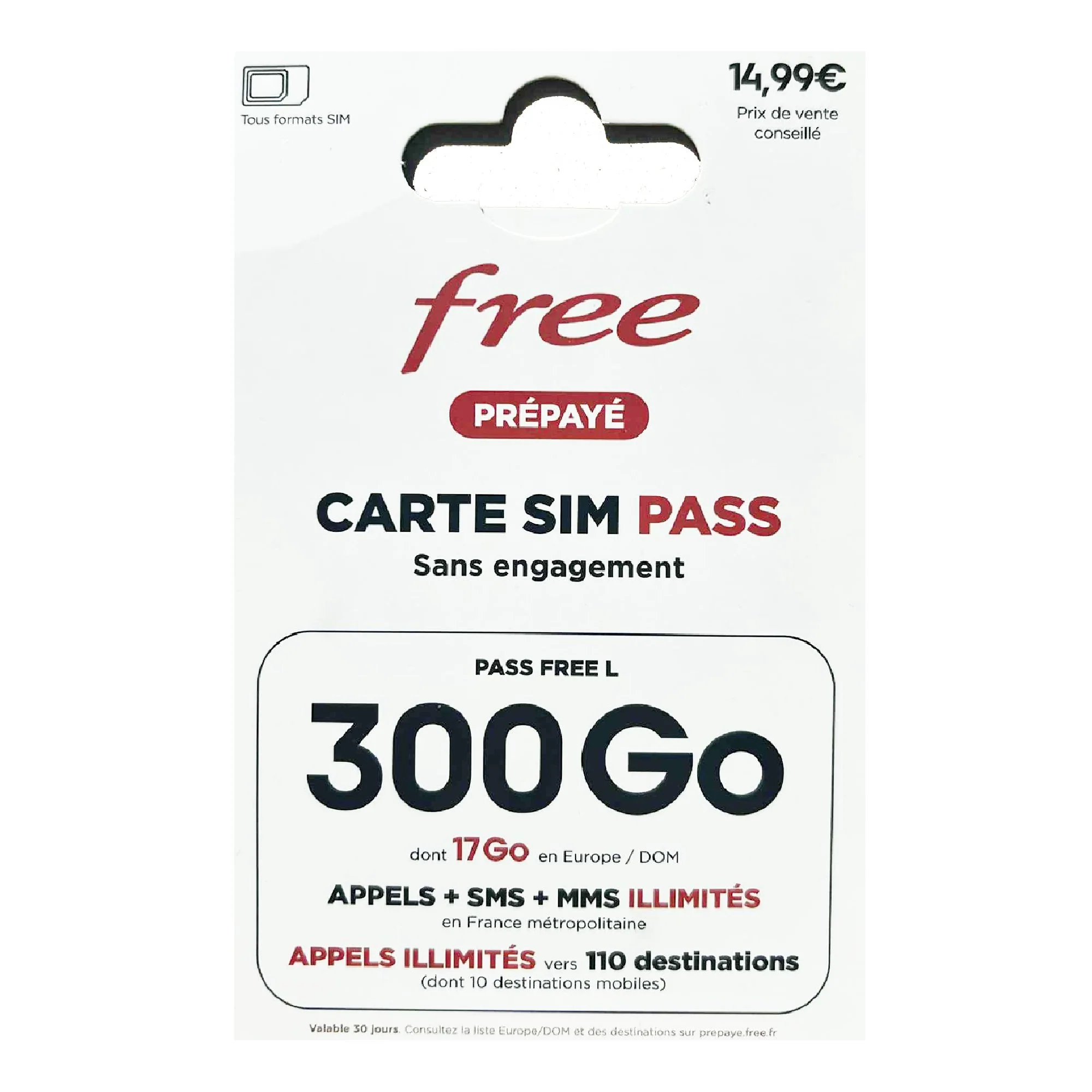 Pass Free L – 300 Go
