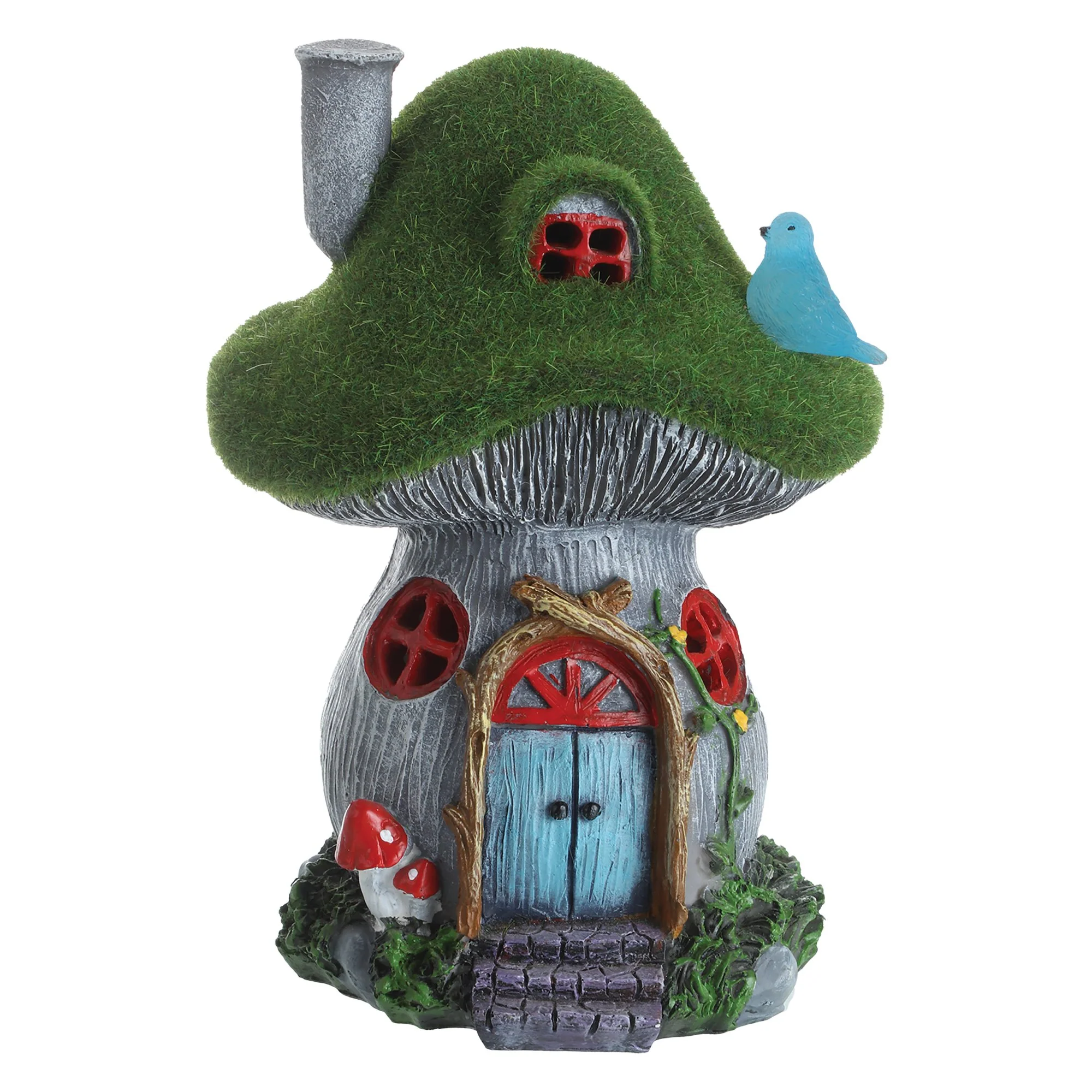 Petite maison d'extérieur lampe solaire  - Bleu - Image 5