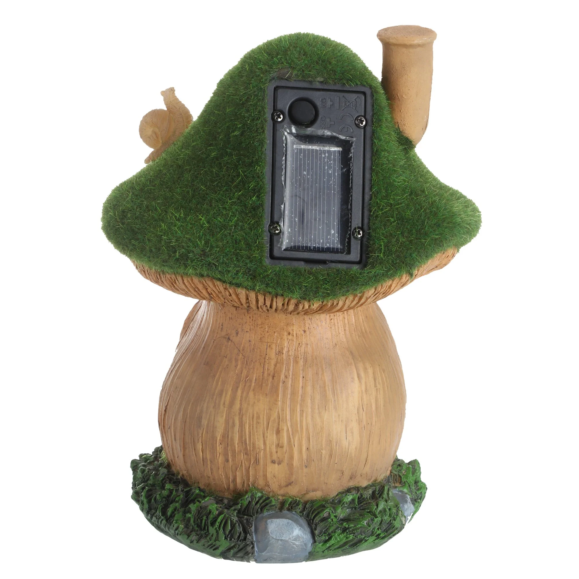 Petite maison d'extérieur lampe solaire  - Jaune - Image 4