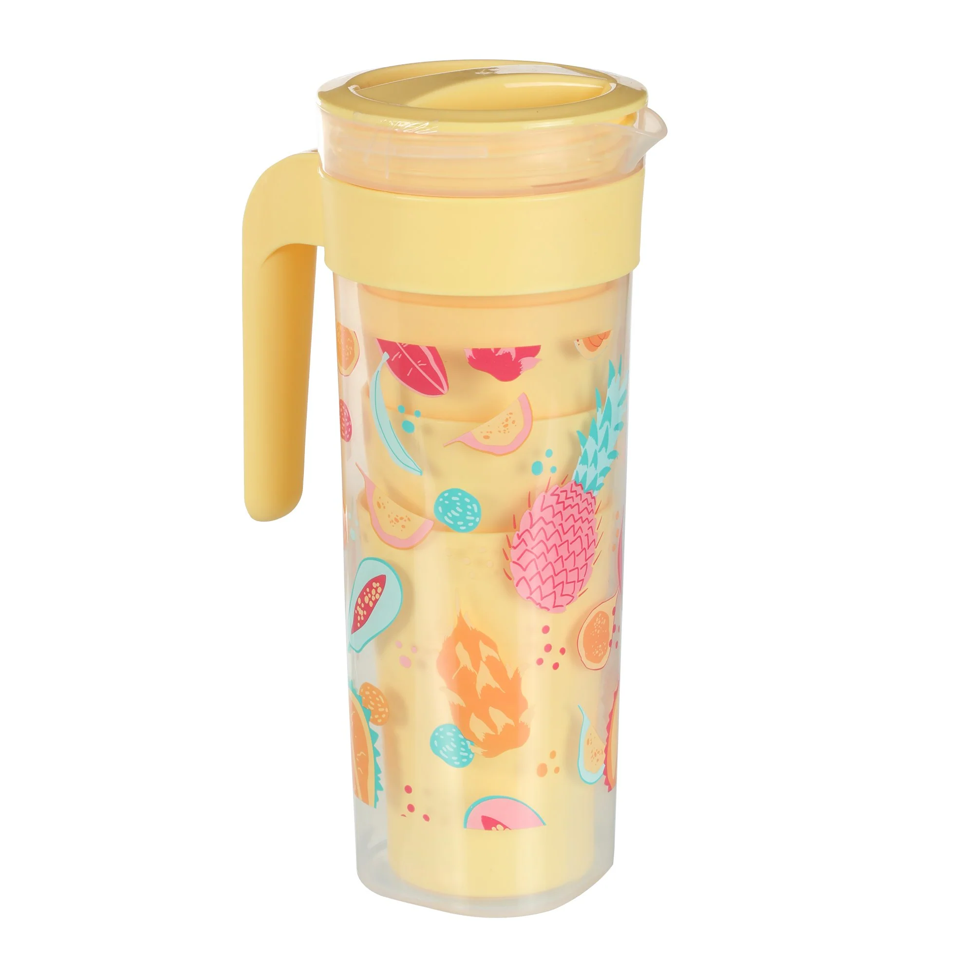 Pichet en plastique 1.4L + 4 gobelets