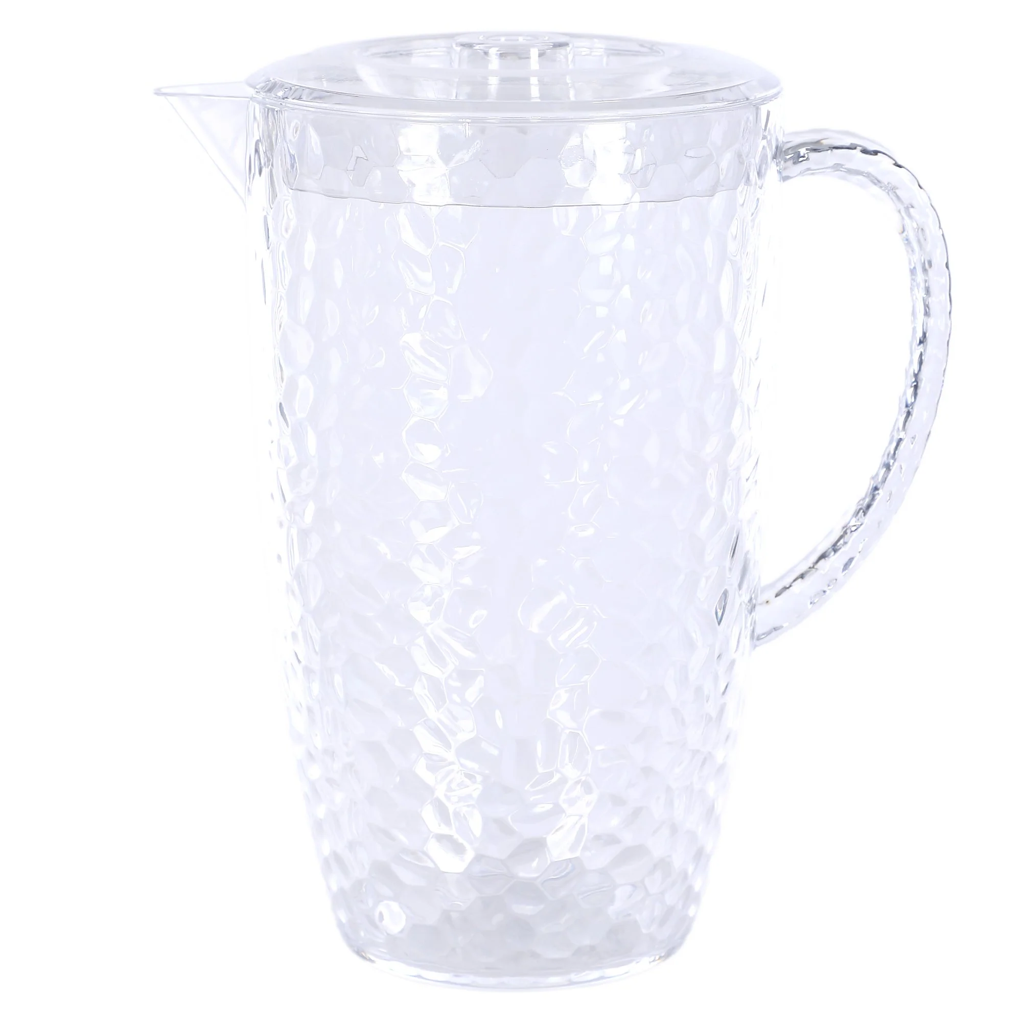 Pichet en plastique martelé 2L