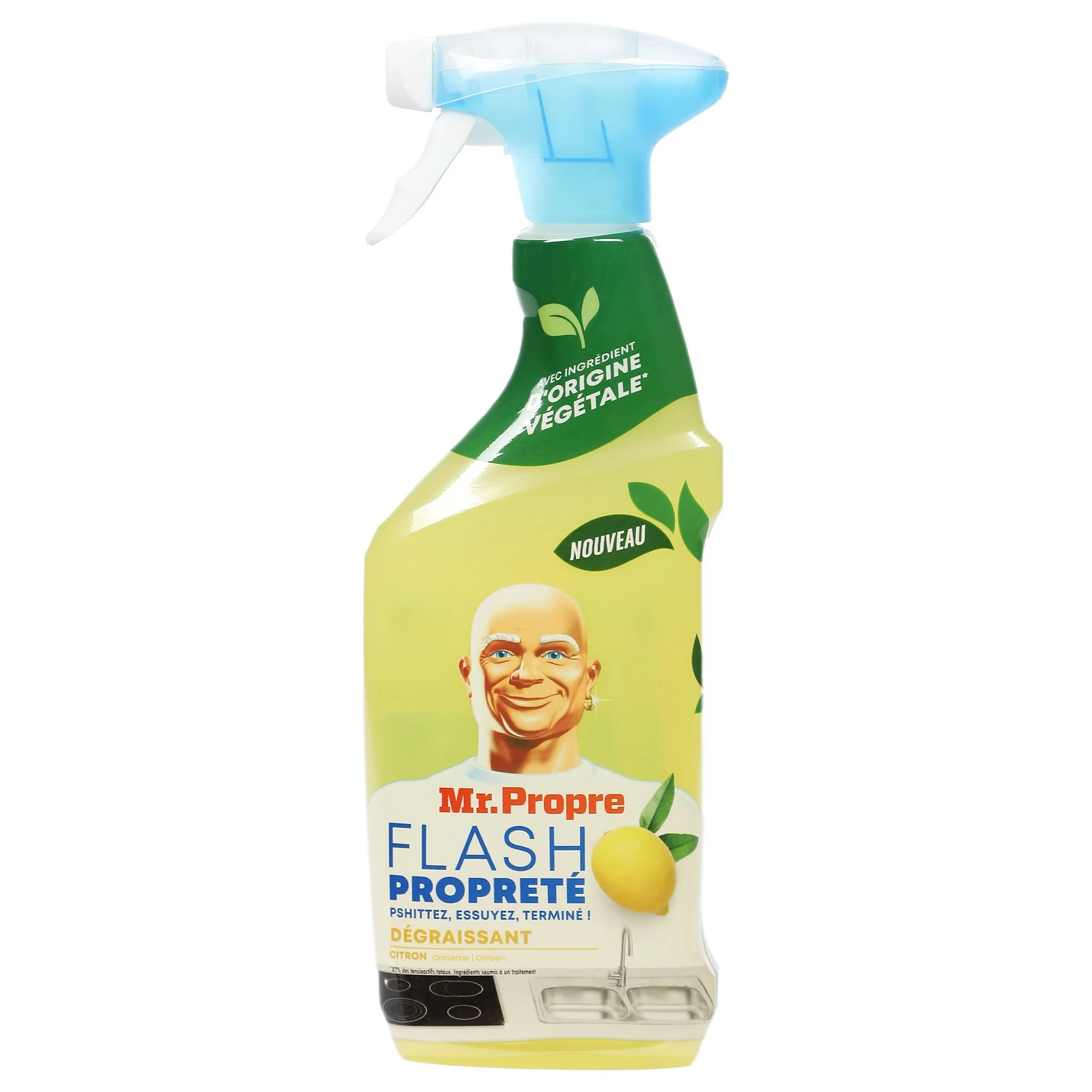 Pistolet nettoyant dégraissant citron flash propreté