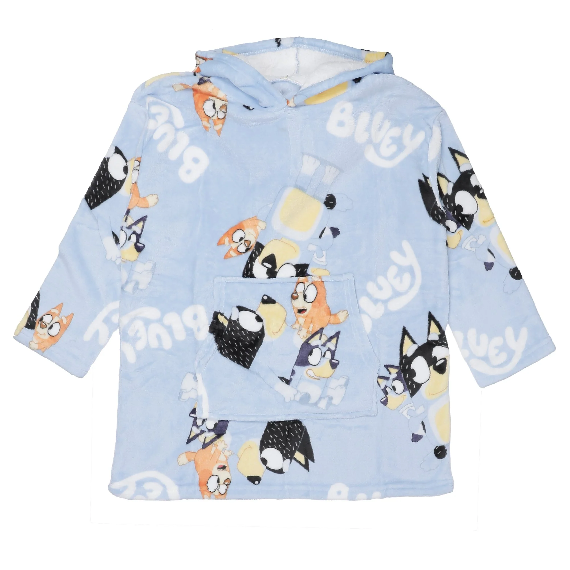 Plaid sweat multi licences enfant - Bleu clair