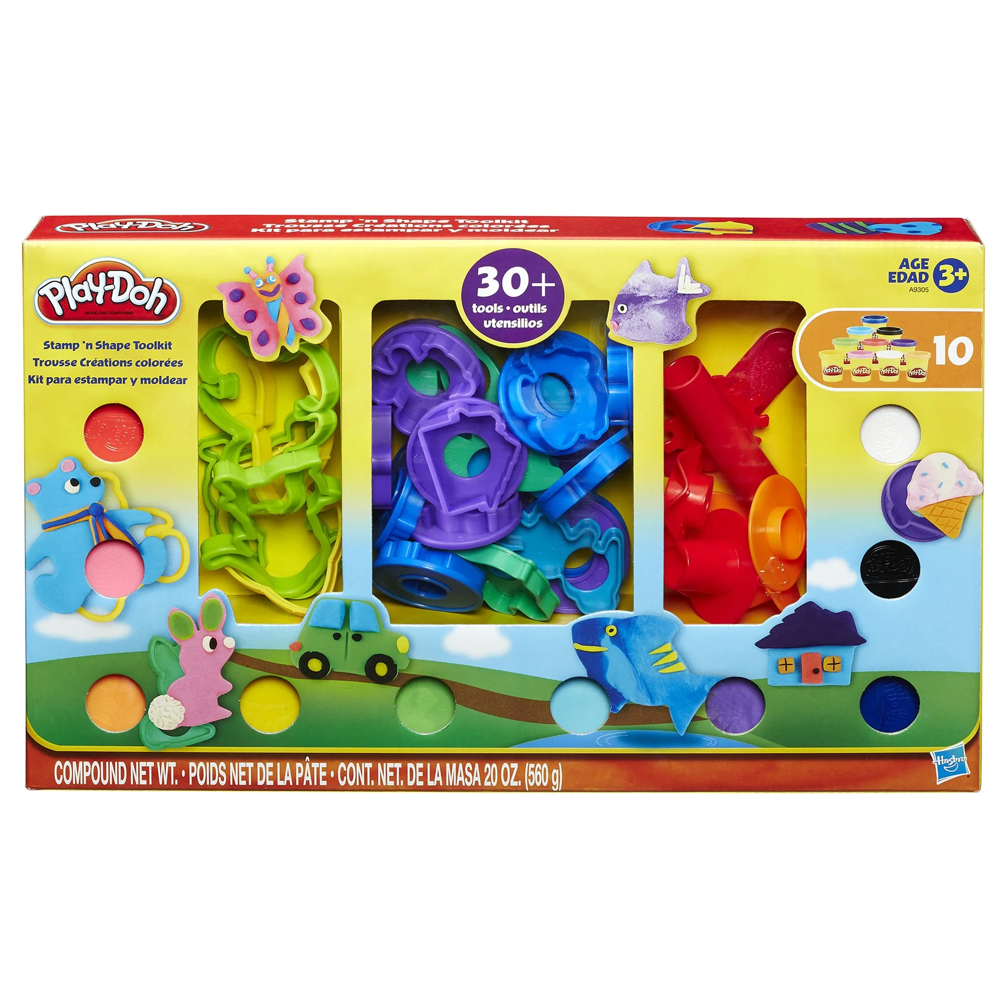 Play-doh trousse créations colorées