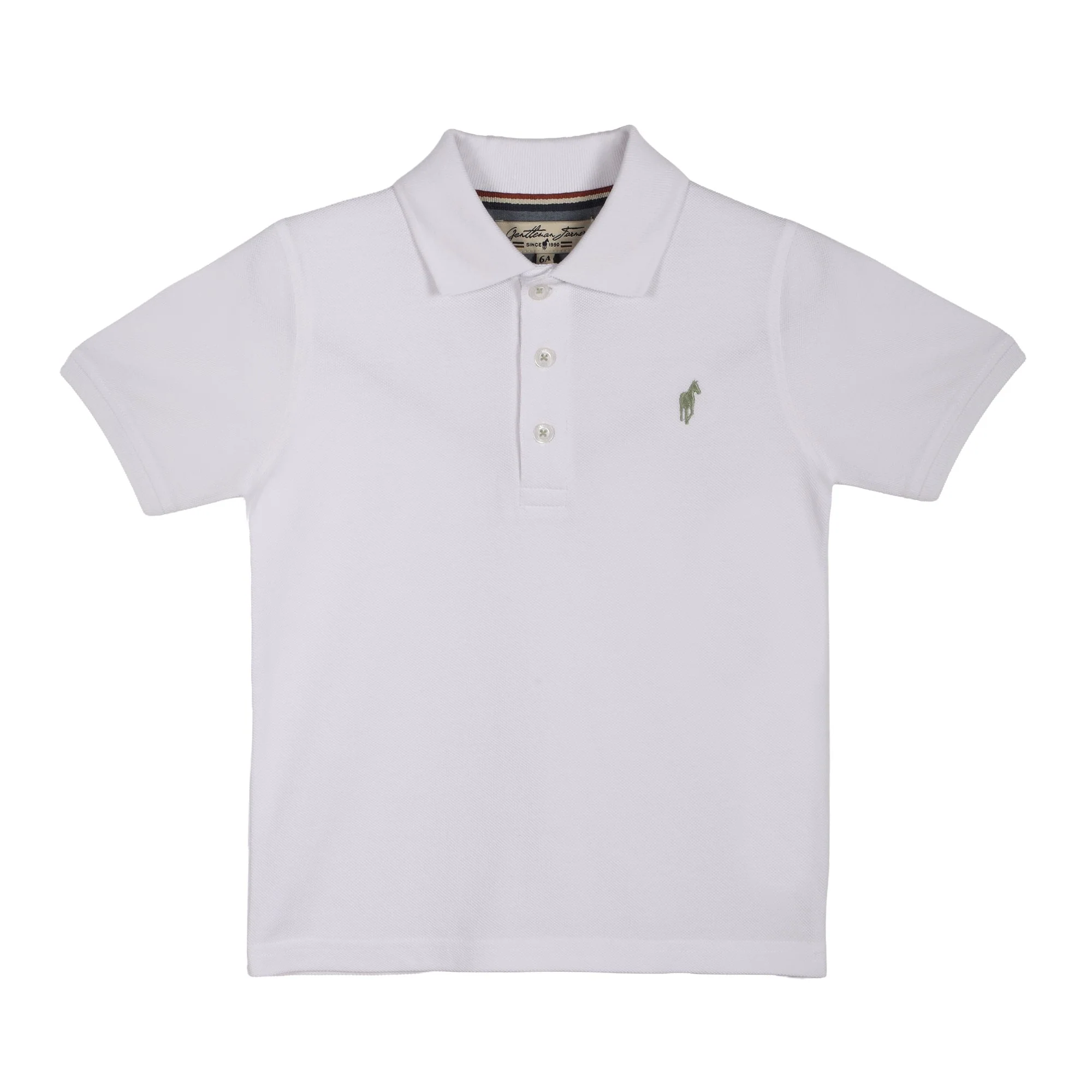 Polo avec broderie  - Vert