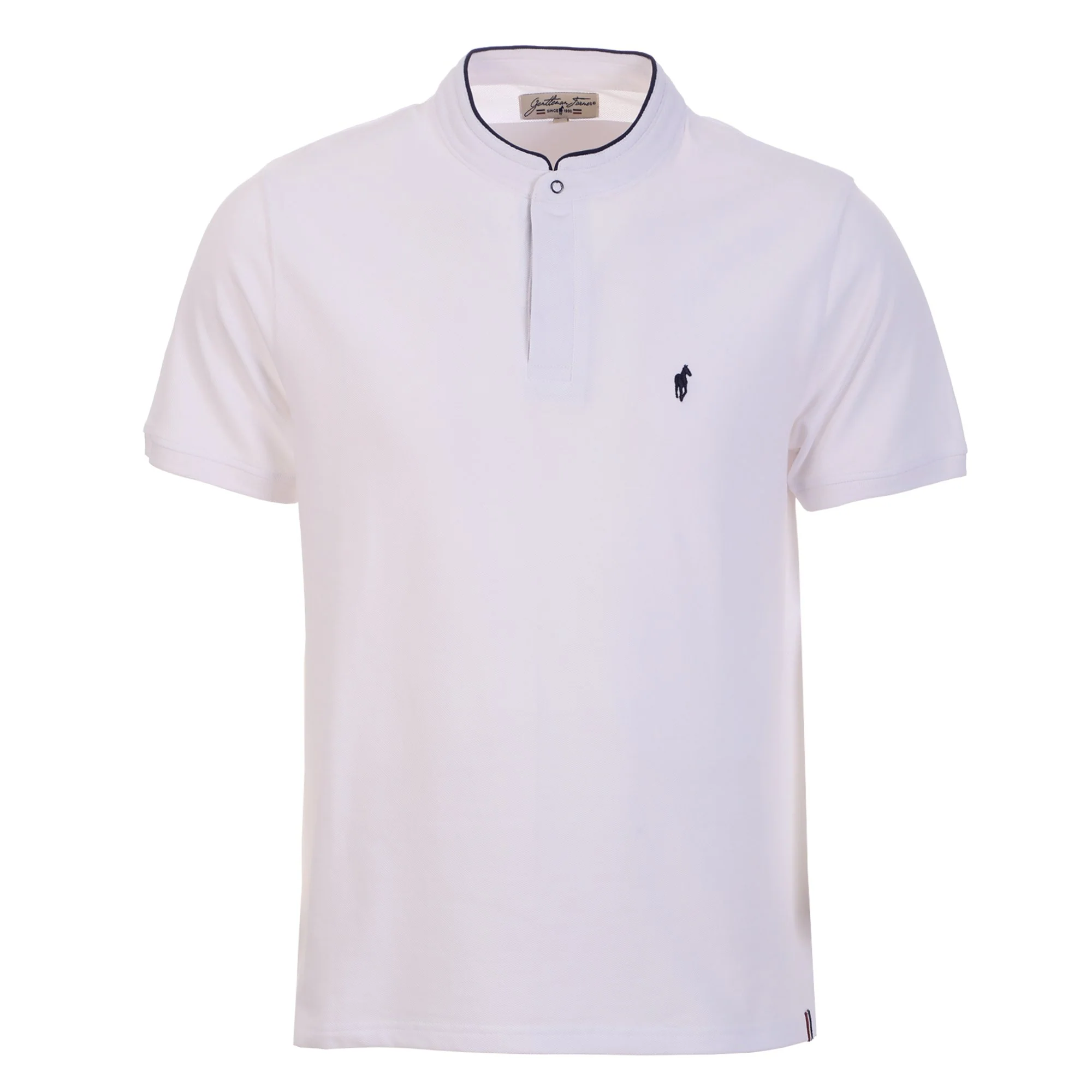 Polo uni  - Blanc