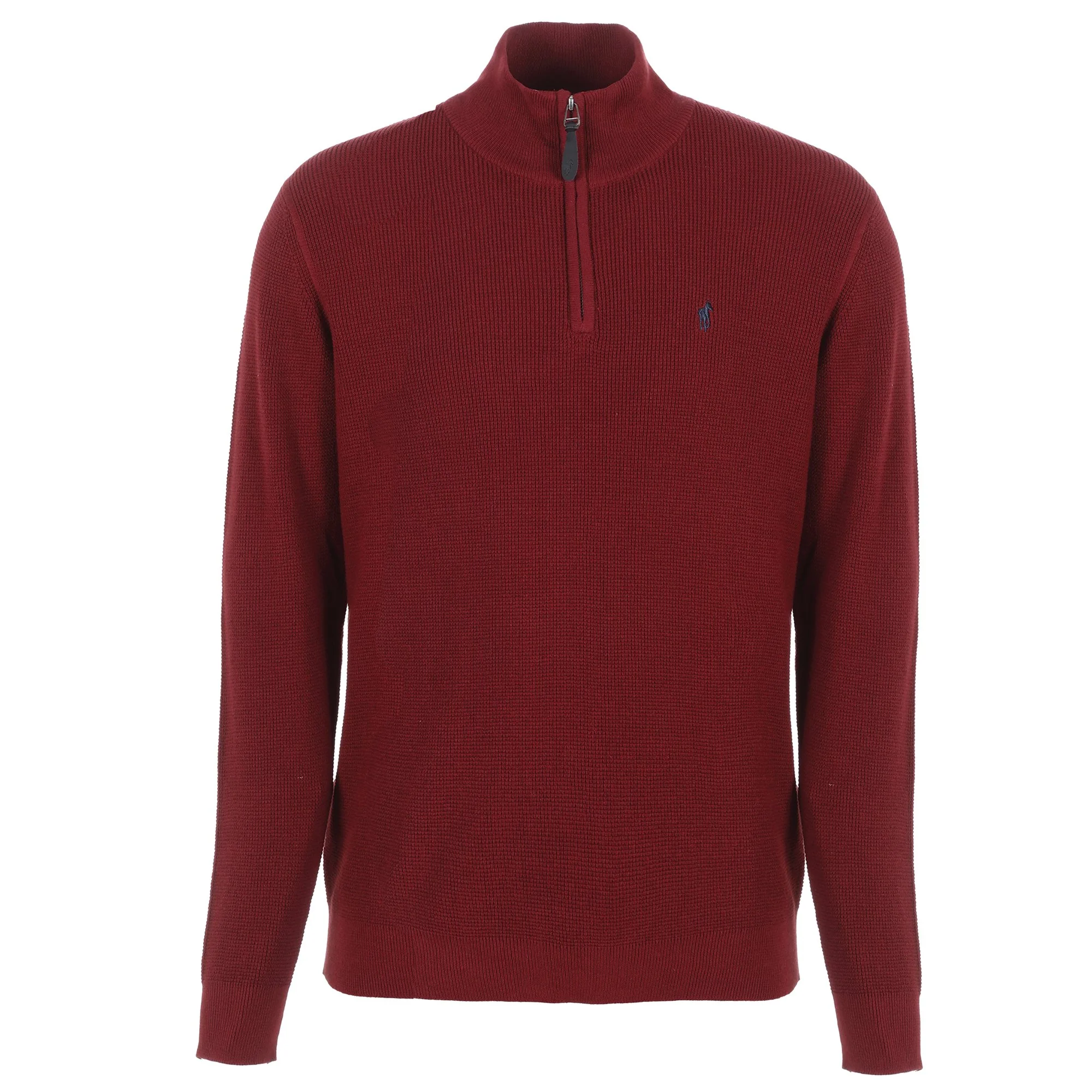 Pull col camionneur bordeaux ou bleu  - Rouge