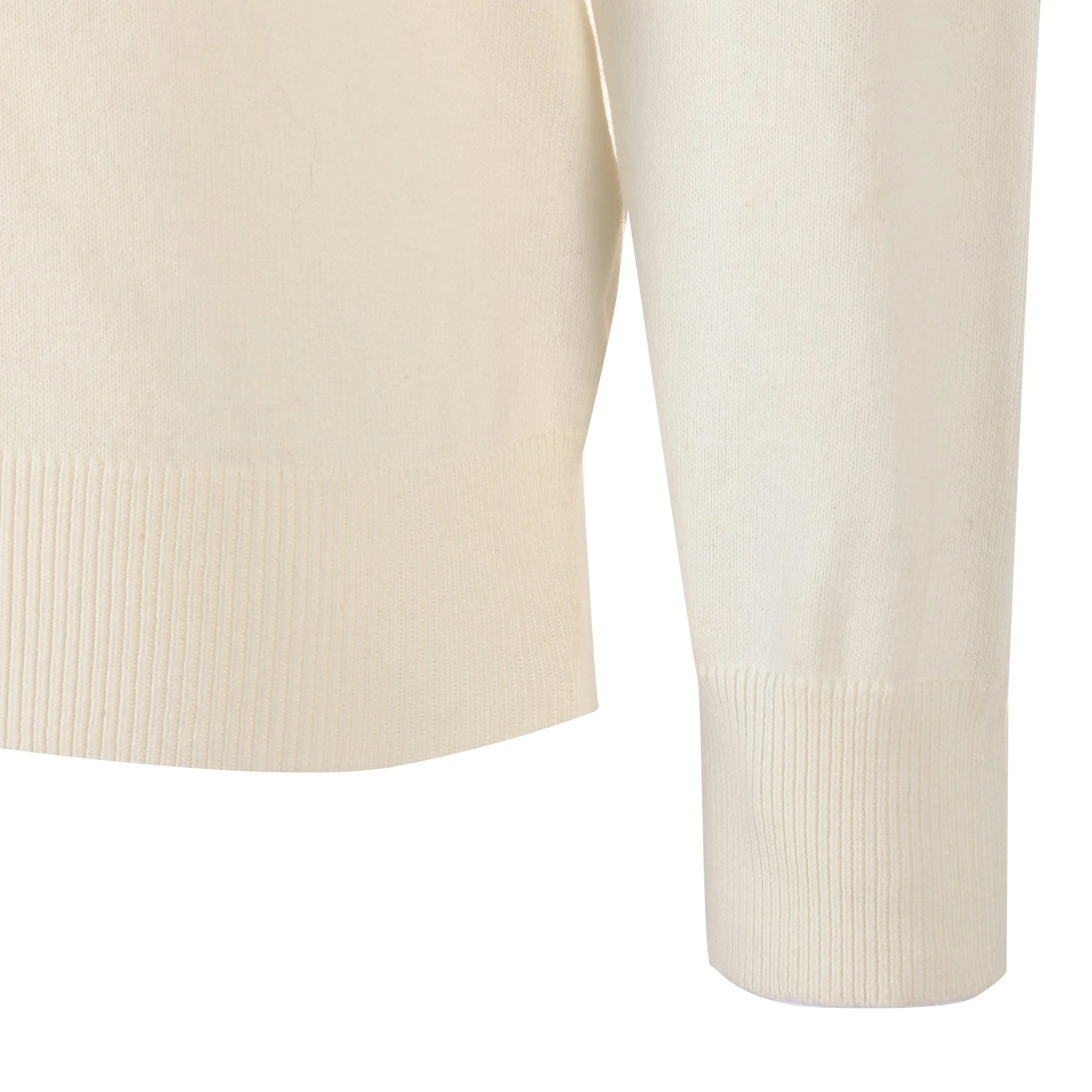Pull col rond  - Blanc - Image 3