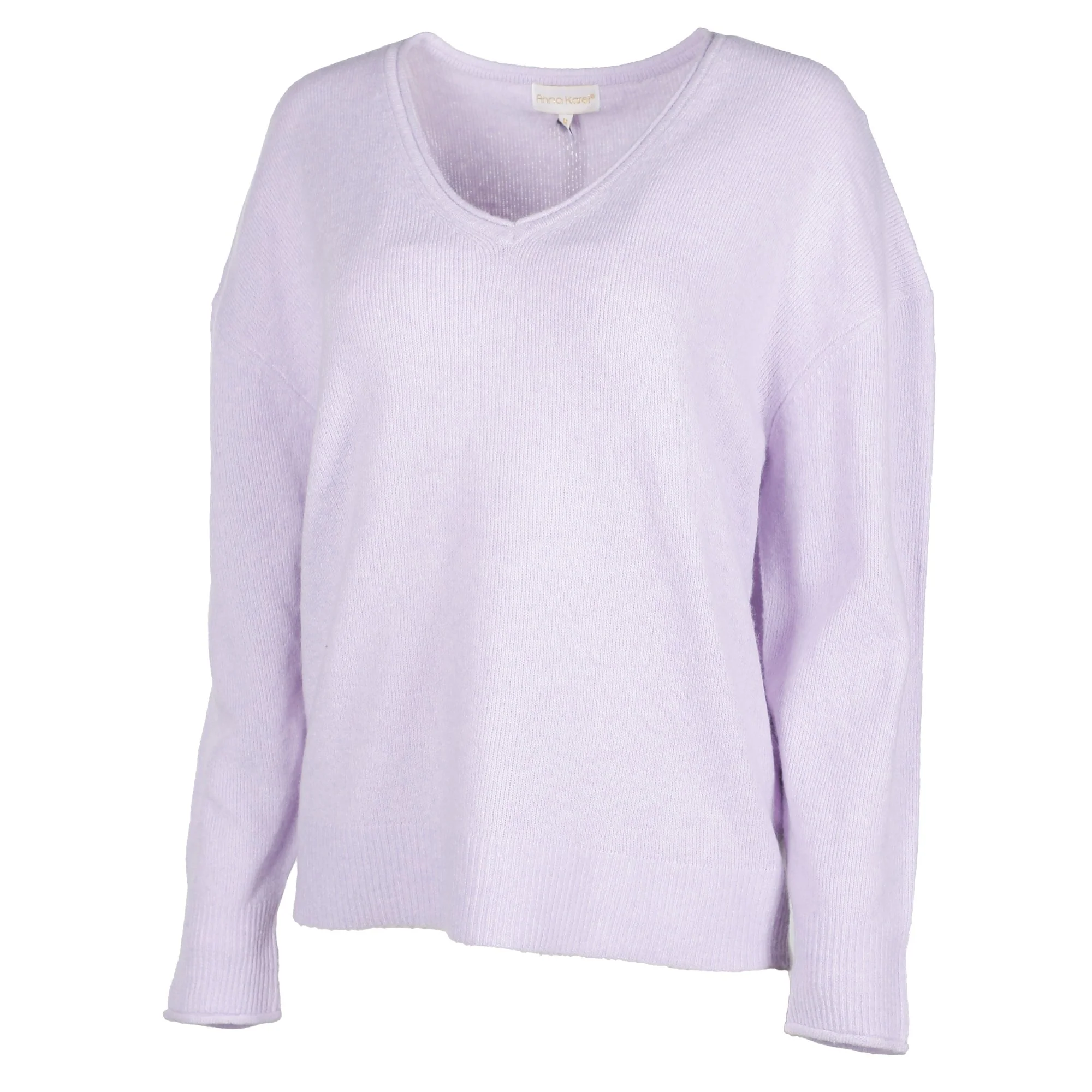 Pull col V - Rose - Image 2