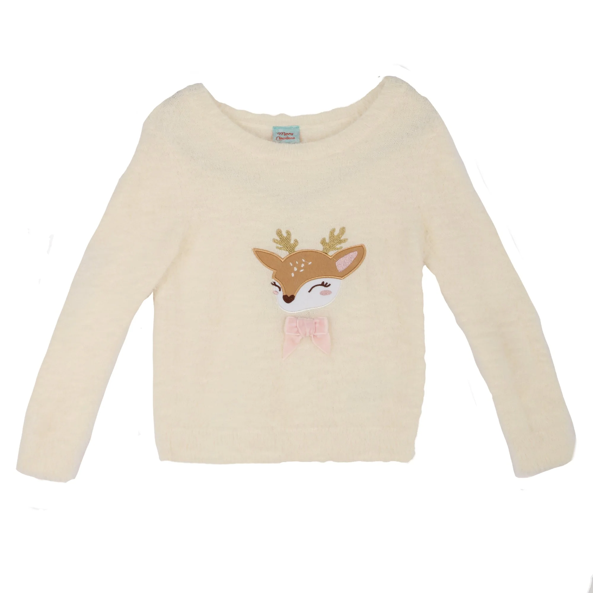 Pull en Noël 3/12 ans - Beige