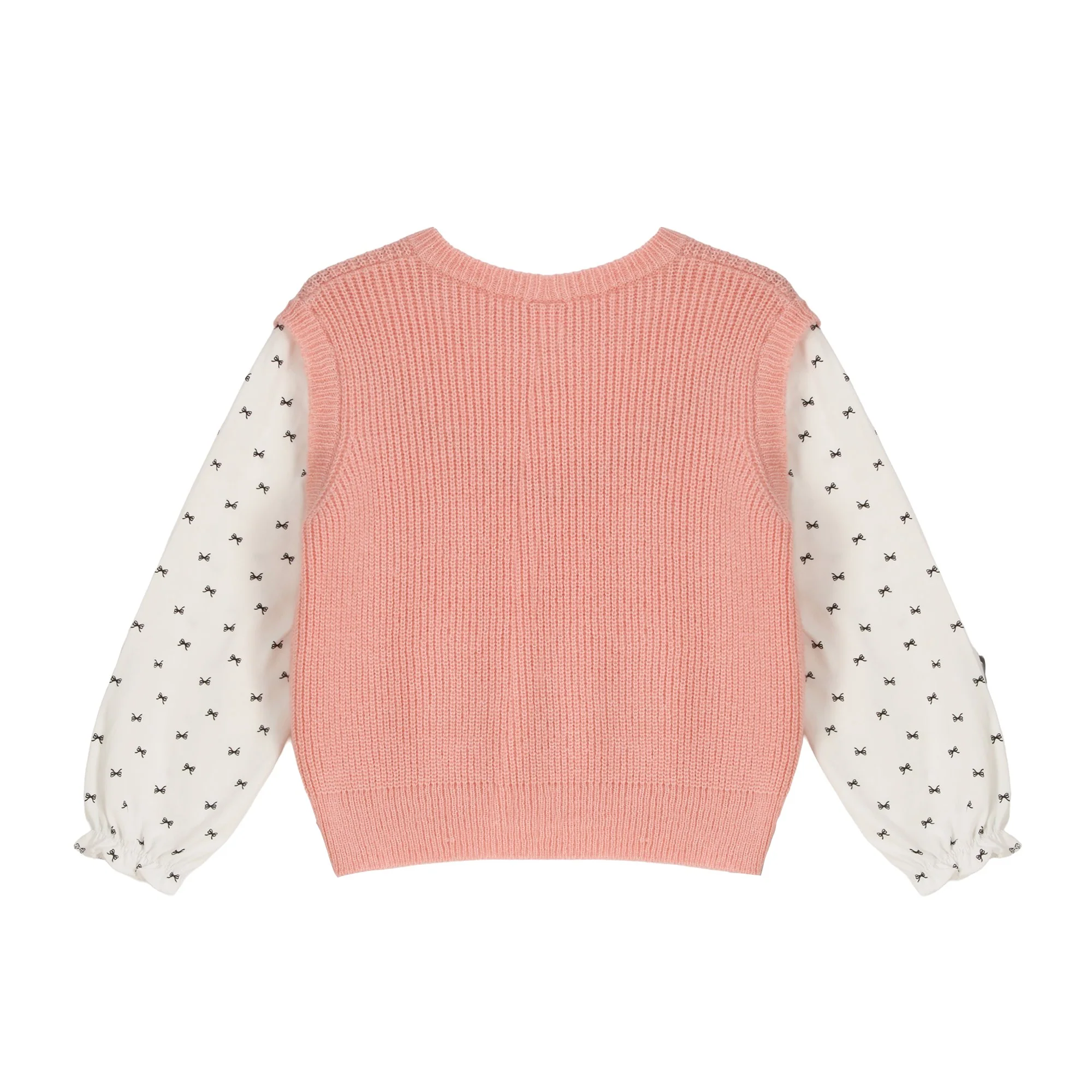 Pull fausse doublure 3/12 ans - Rose - Image 2