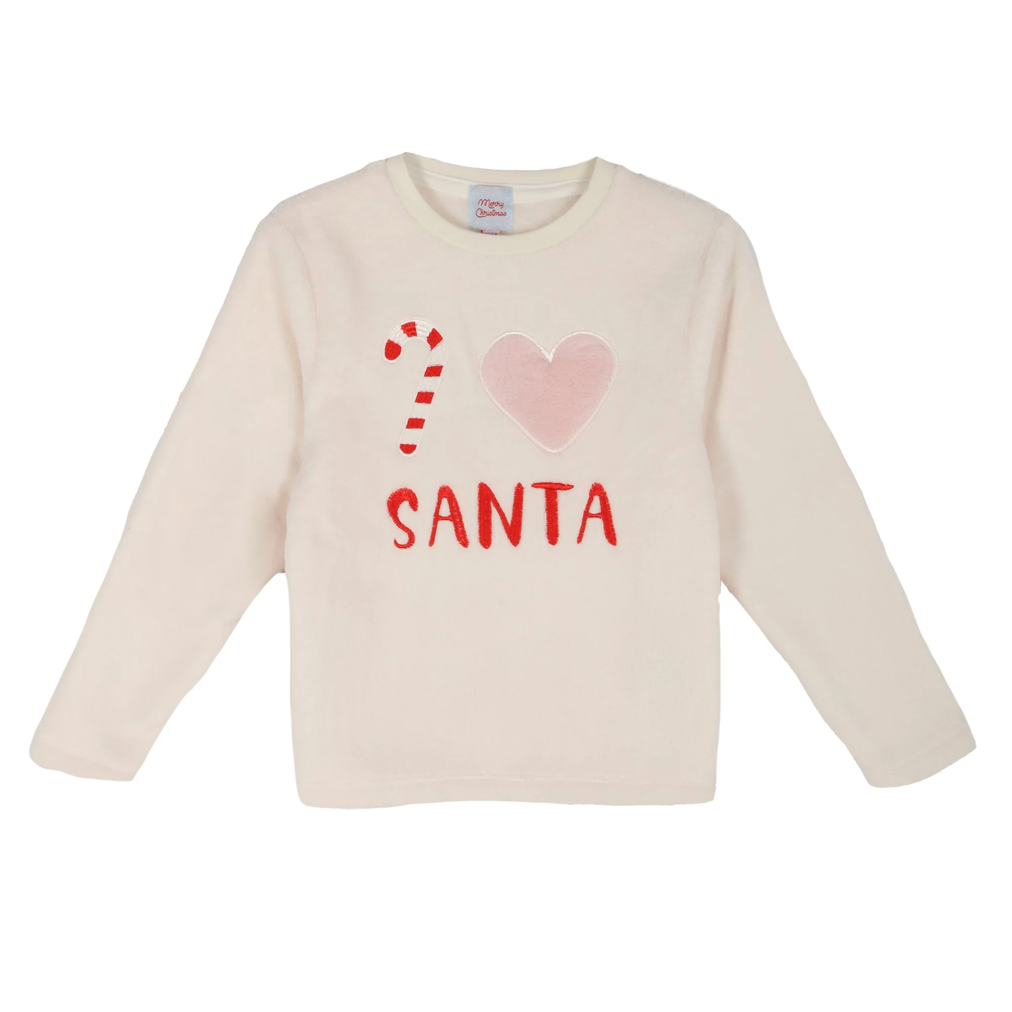 Pyjama de Noël coral fleece 3/12 ans - Blanc - Image 2