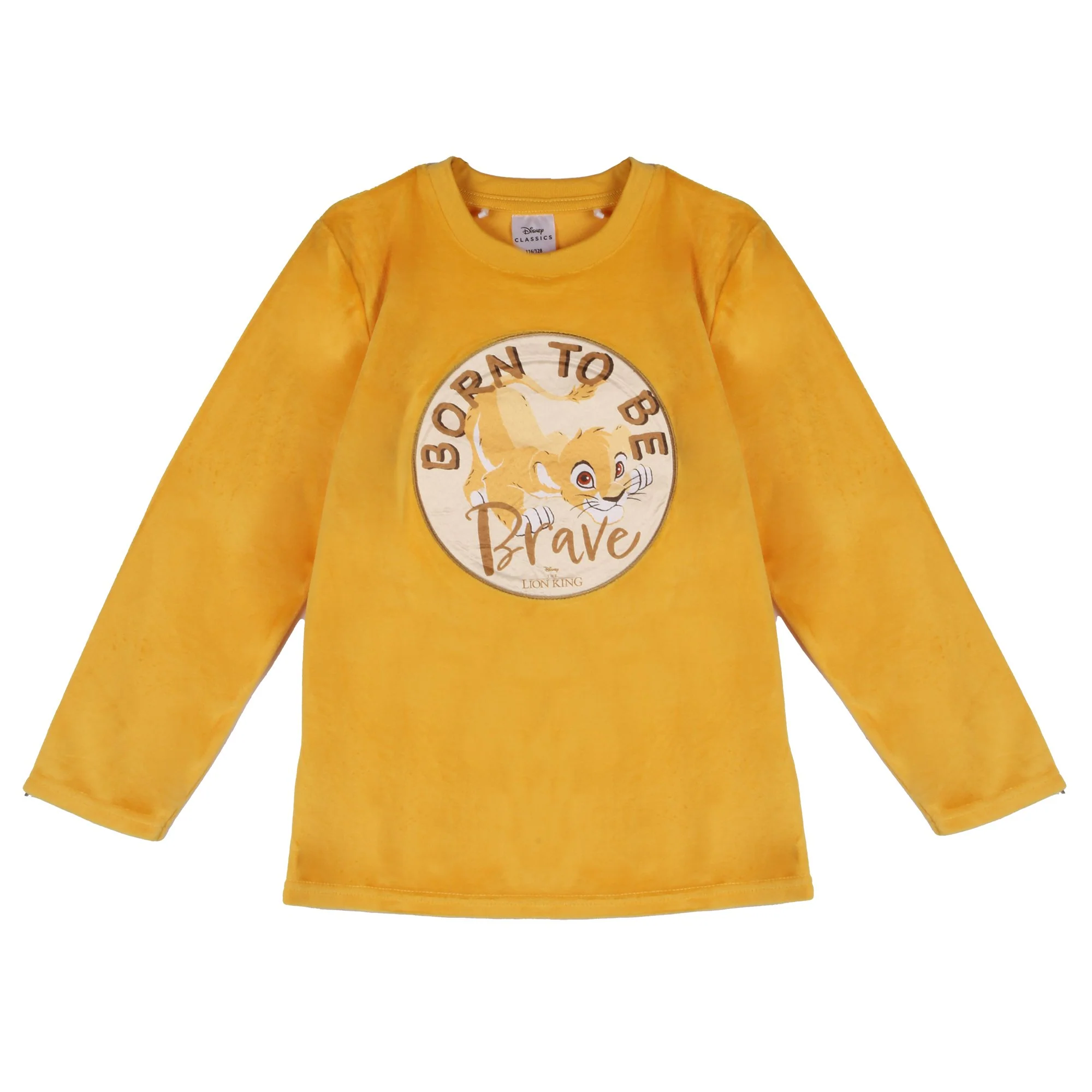 Pyjama en velours Licence 4/10 ans - Jaune - Image 2